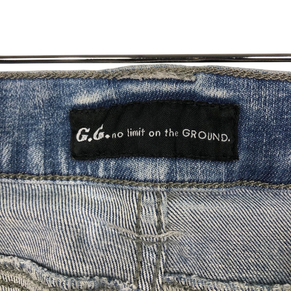 Japanese Brand G.G Archive Distressed Biker Jeans – Rare Japan Denim Size US 34 / EU 50 - 22 Thumbnail