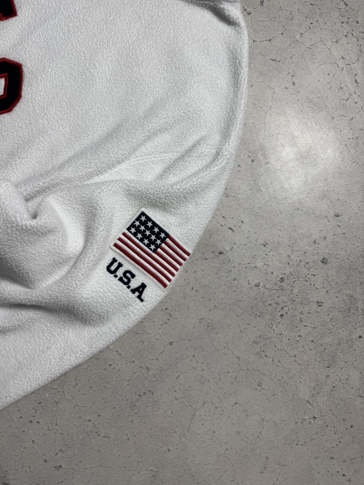 Polo Ralph Lauren Polo Ralph Lauren Fleece Sweatshirt 1/4 Zip White Big Logo Size US XXL / EU 58 / 5 - 4 Thumbnail