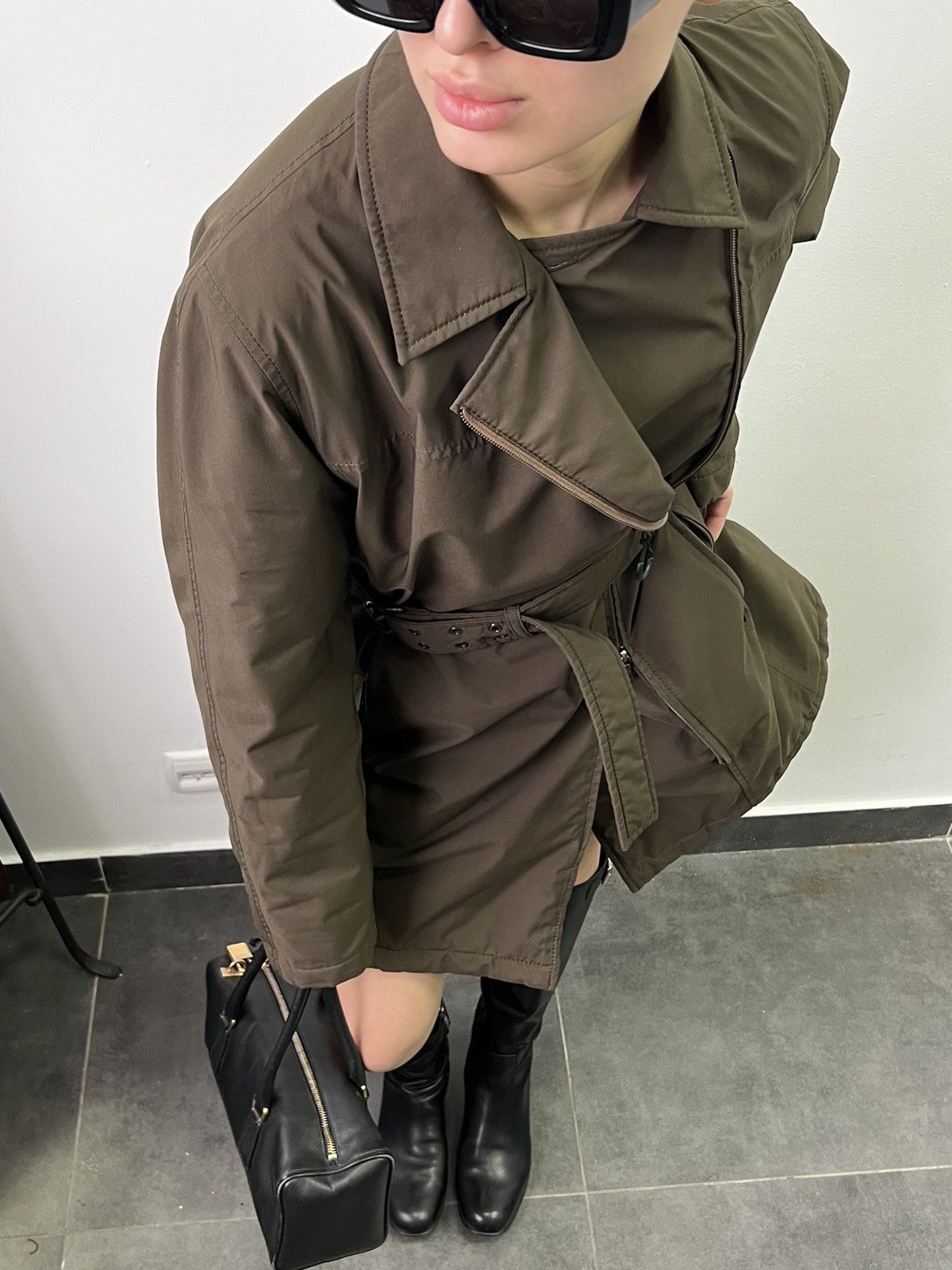 Prada Vintage Prada Sport Goretex Long Coat Woman’s Size L Size M / US 6-8 / IT 42-44 - 2 Thumbnail