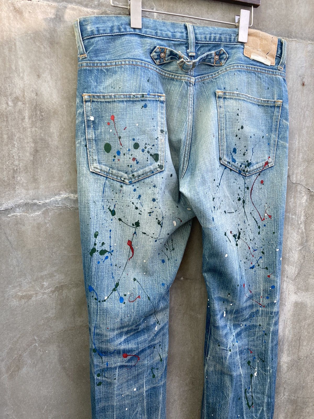 Sophnet. Paint Splattered Denim Jeans Size US 36 / EU 52 - 6 Thumbnail