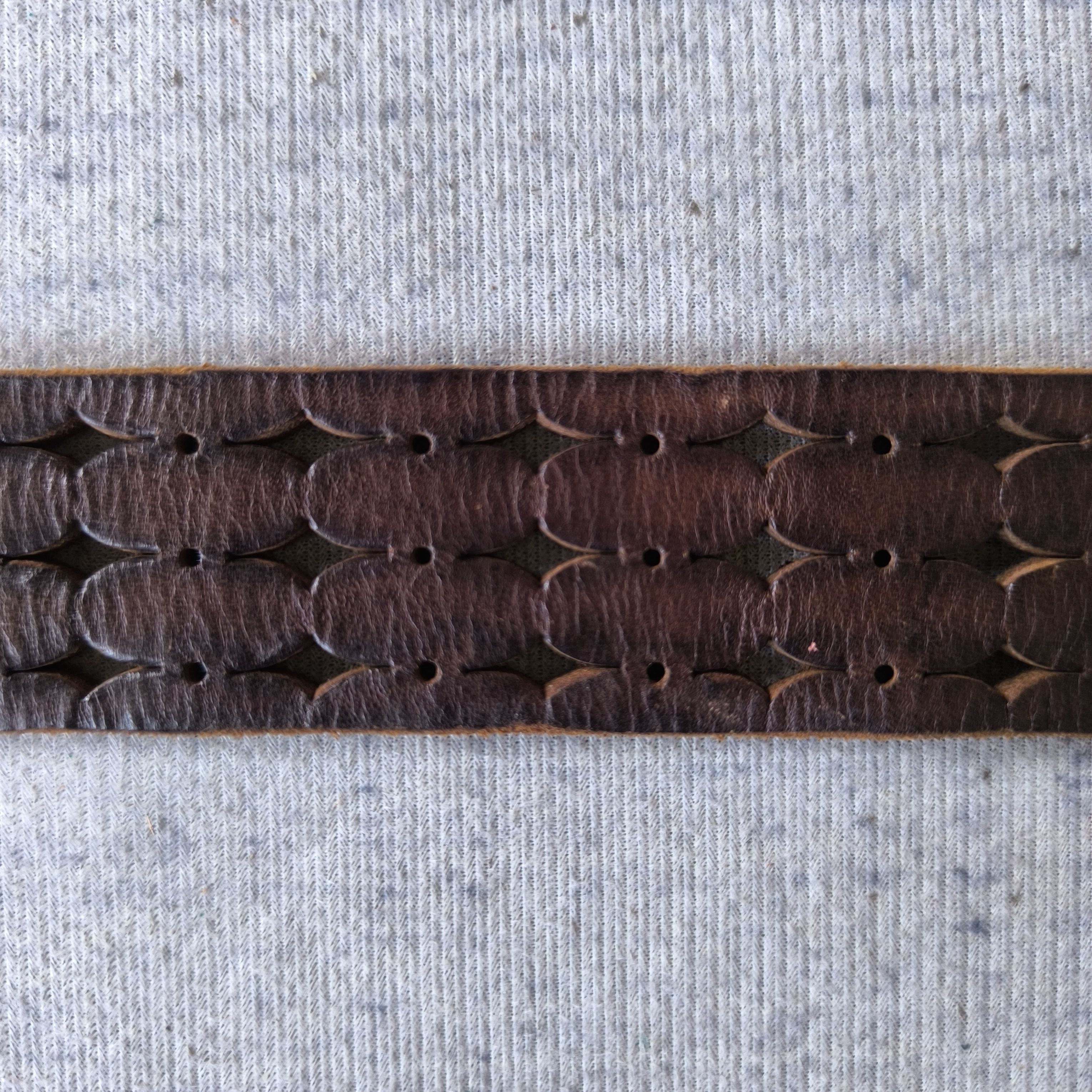 PPFM 💥Vintage japanese craft garrison leather belt Size ONE SIZE - 5 Thumbnail