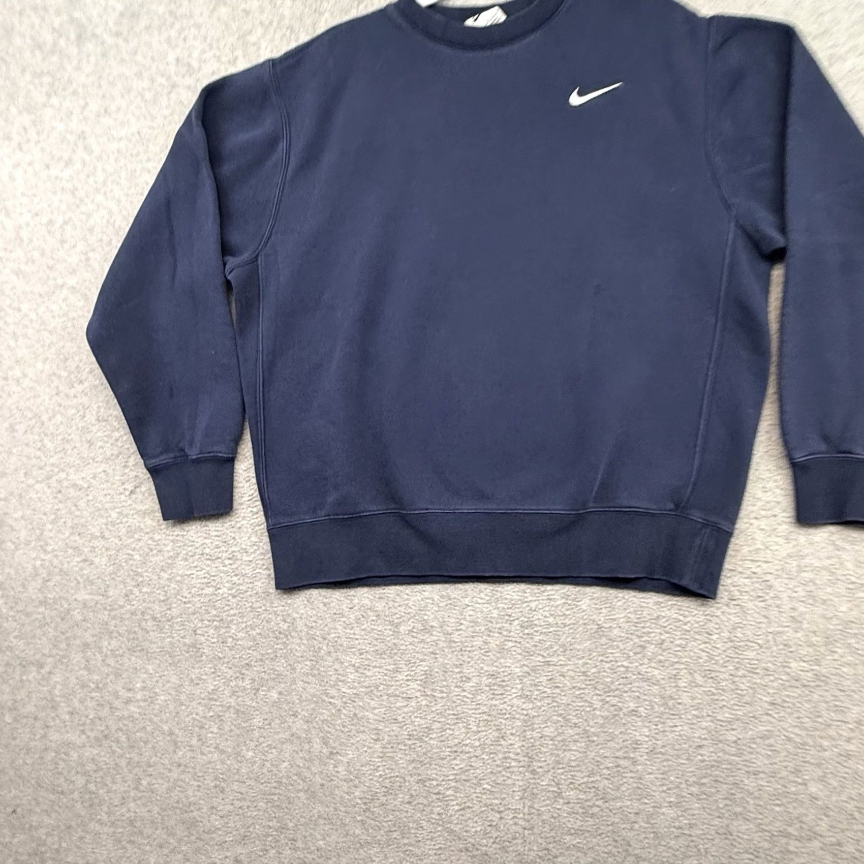 Nike Nike Sportswear Club Fleece Crewneck Logo Sweatshirt Men M Blue BV2662 Size US M / EU 48-50 / 2 - 2 Thumbnail
