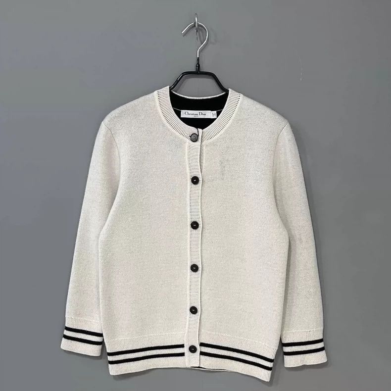 Dior Dior Beige cashmere knitted cardigan jacket 2503-Nextarrow Size XS / US 0-2 / IT 36-38 - 1 Thumbnail