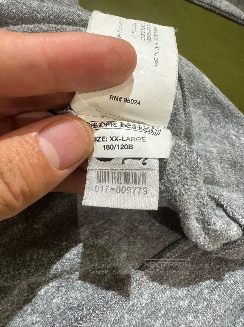 Chrome Hearts CHROME HEARTS Size XXL Grey long sleeve T-shirt Size US XXL / EU 58 / 5 - 7 Thumbnail