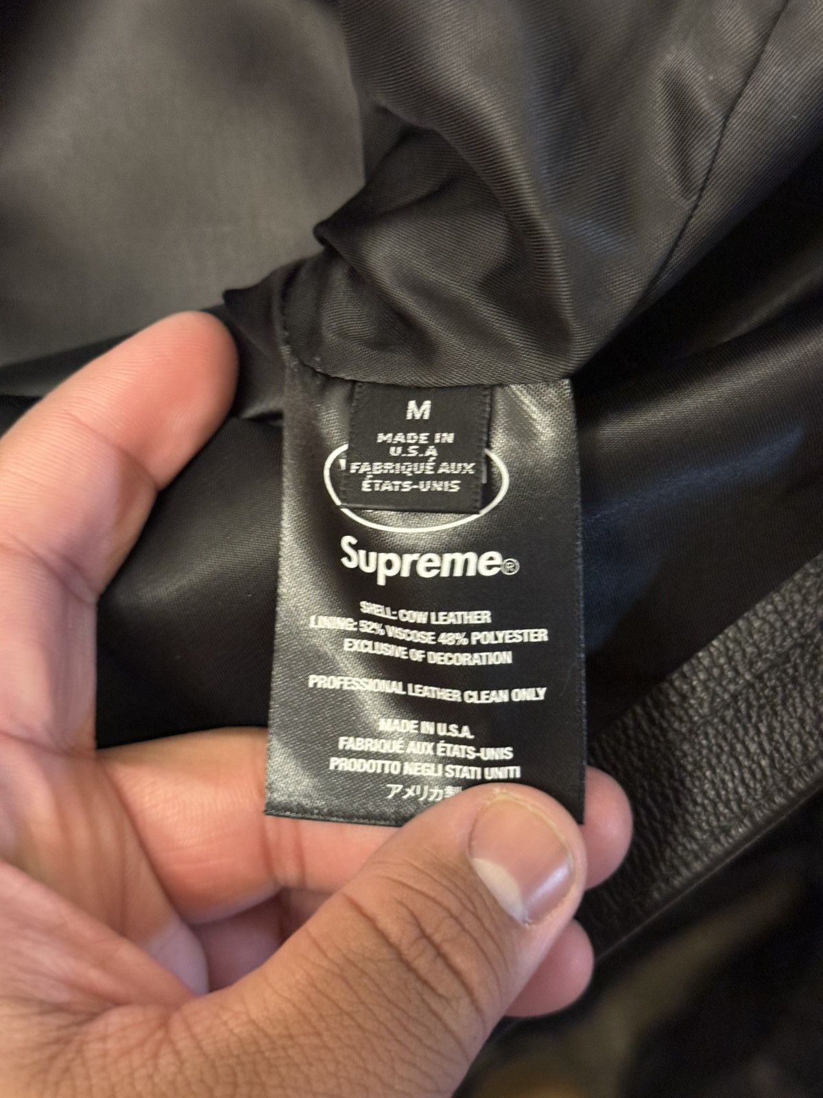 Supreme × Vanson Leathers Supreme Hysteric Glamour Vanson Leather Jacket Size MEDIUM Size US M / EU 48-50 / 2 - 13 Thumbnail