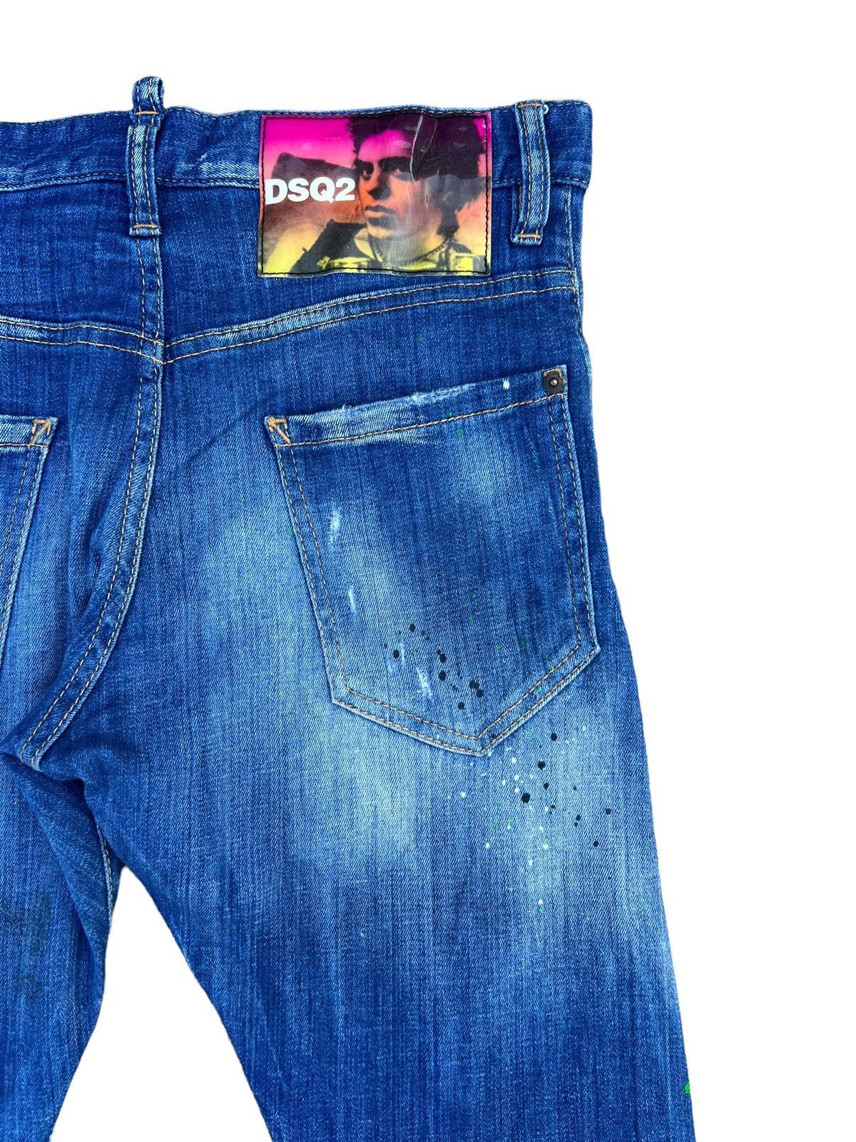 Dsquared2 Dsquared2 Distressed Denim Jeans Slim Fit Size US 29 - 15 Thumbnail