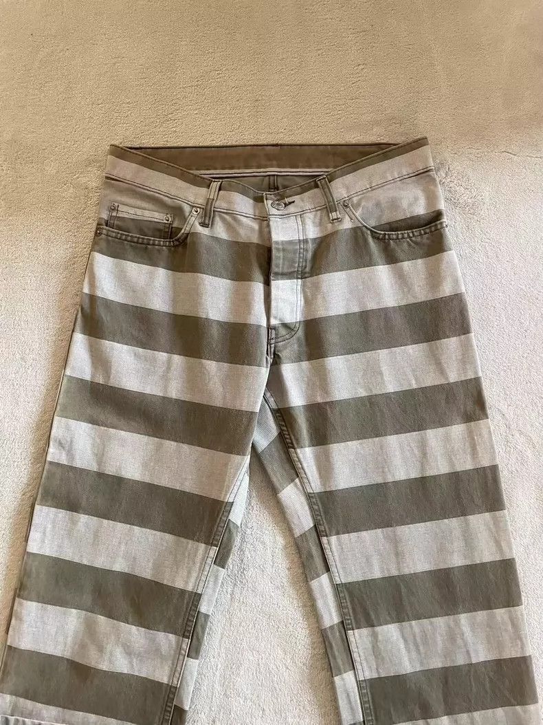 Helmut Lang HELMUT LANG Striped prisoner jeans Size US 32 / EU 48 - 4 Thumbnail