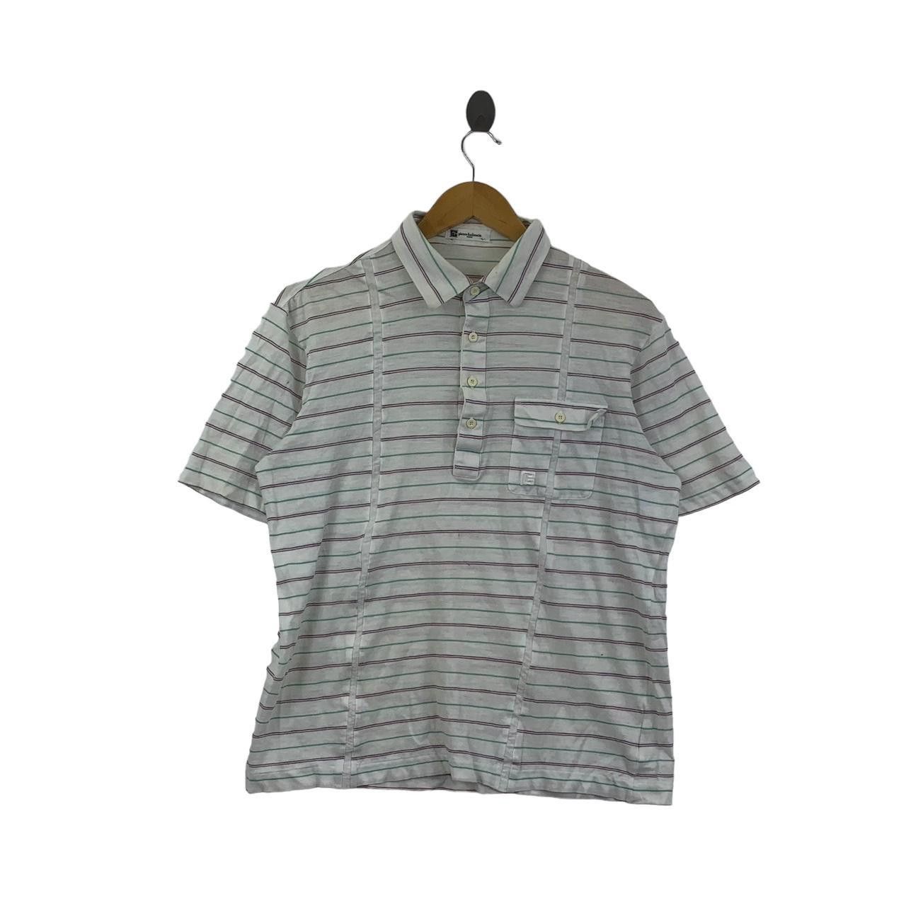 Pierre Balmain Vintage PIERRE BALMAIN PARIS Embossed Pocket Polo Tee Size L / US 10 / IT 46 - 1 Thumbnail