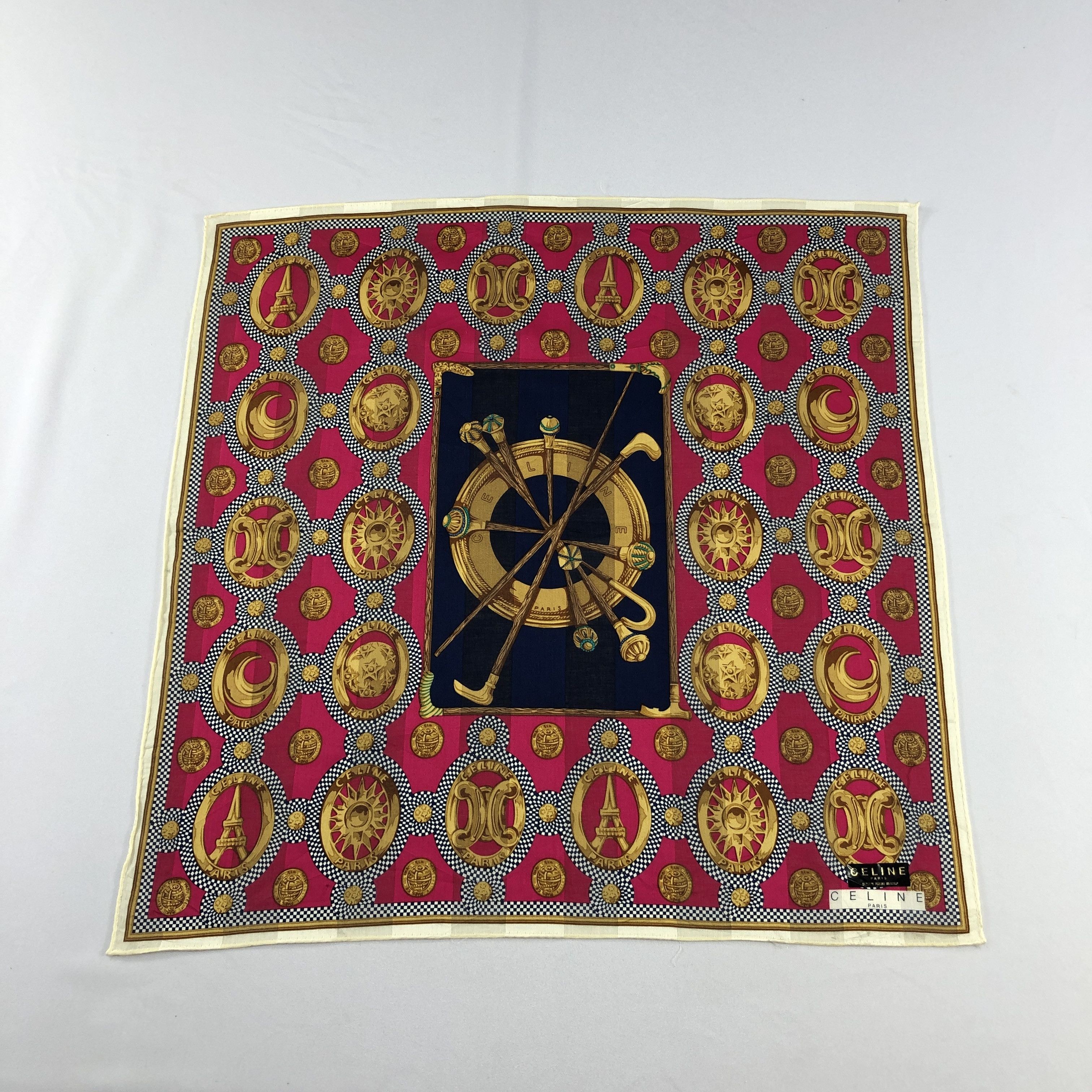 Celine Celine Handkerchief Neckerchief Bandana H2978 Size ONE SIZE - 1 Thumbnail