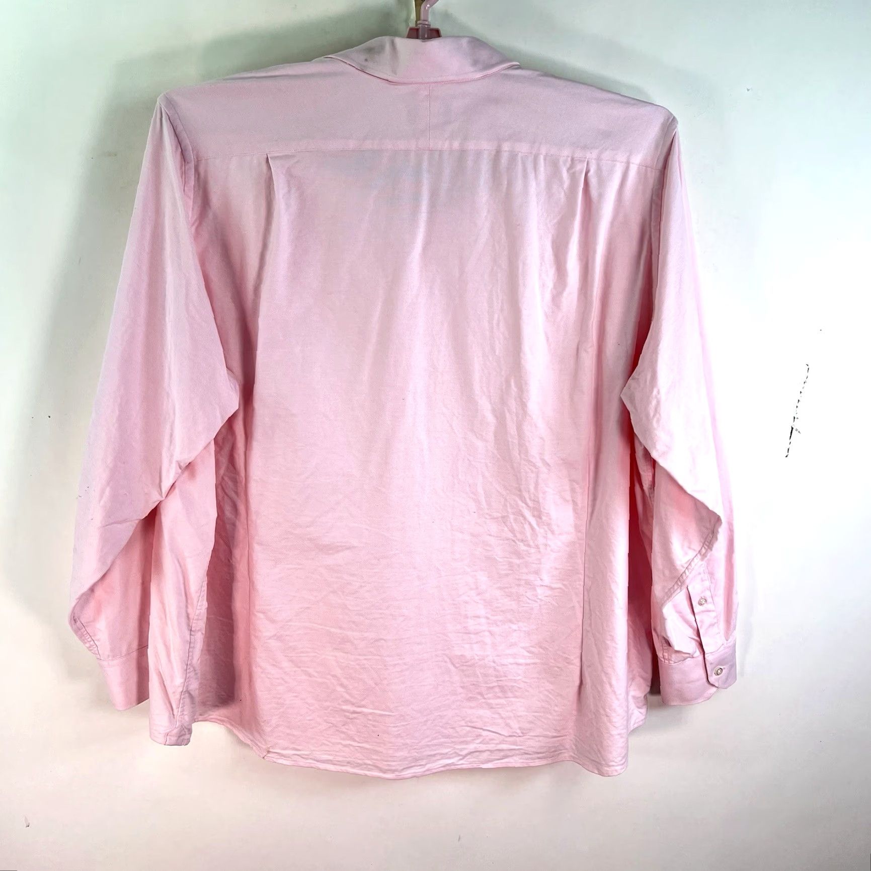 CLOT VINTAGE Cloth Men's Button-Down Shirt Casual Long Sleeve Cotton Pink Size 4XLT Size US XXL / EU 58 / 5 - 6 Thumbnail