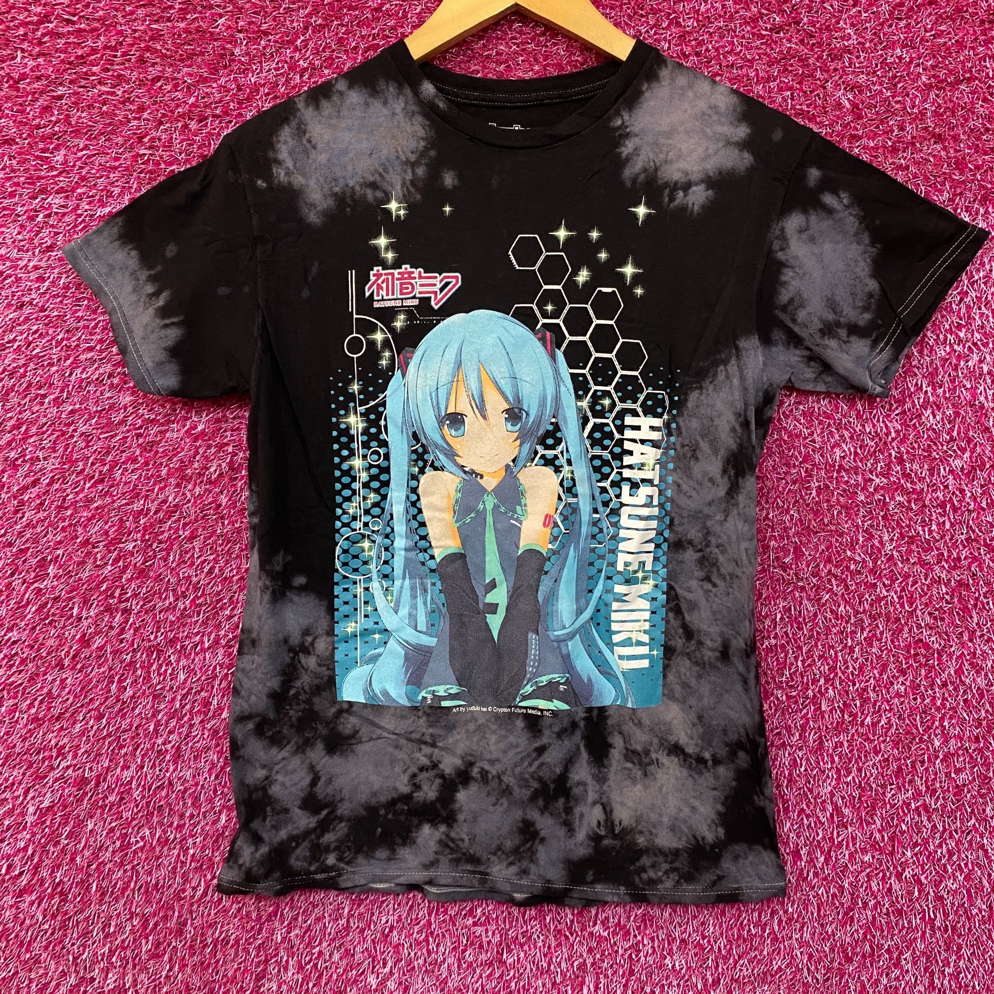 Anime Hatsune Miku The Virtual Idol Chibi Style Anime Bleach Dye S Size US S / EU 44-46 / 1 - 1 Thumbnail