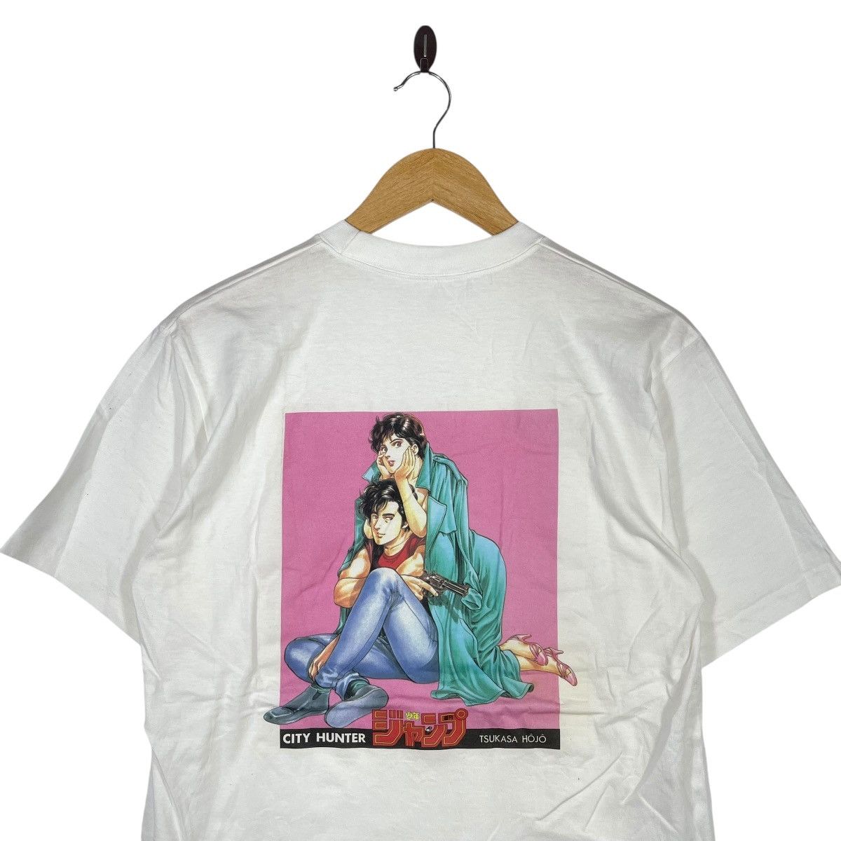City Hunter Vintage CITY HUNTER (Tsukasa Hojo) Anime Graphic T-Shirt Size US S / EU 44-46 / 1 - 4 Thumbnail