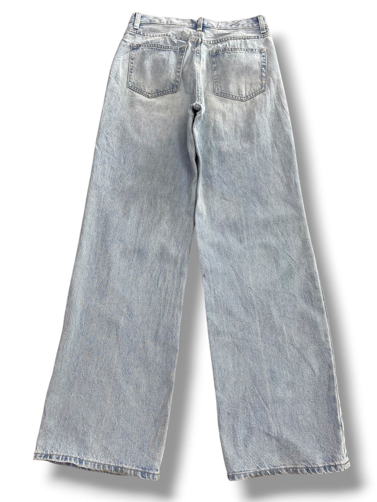 Uniqlo Uniqlo Brand Blue Faded Wash Style Loose Jeans Size US 27 - 3 Thumbnail