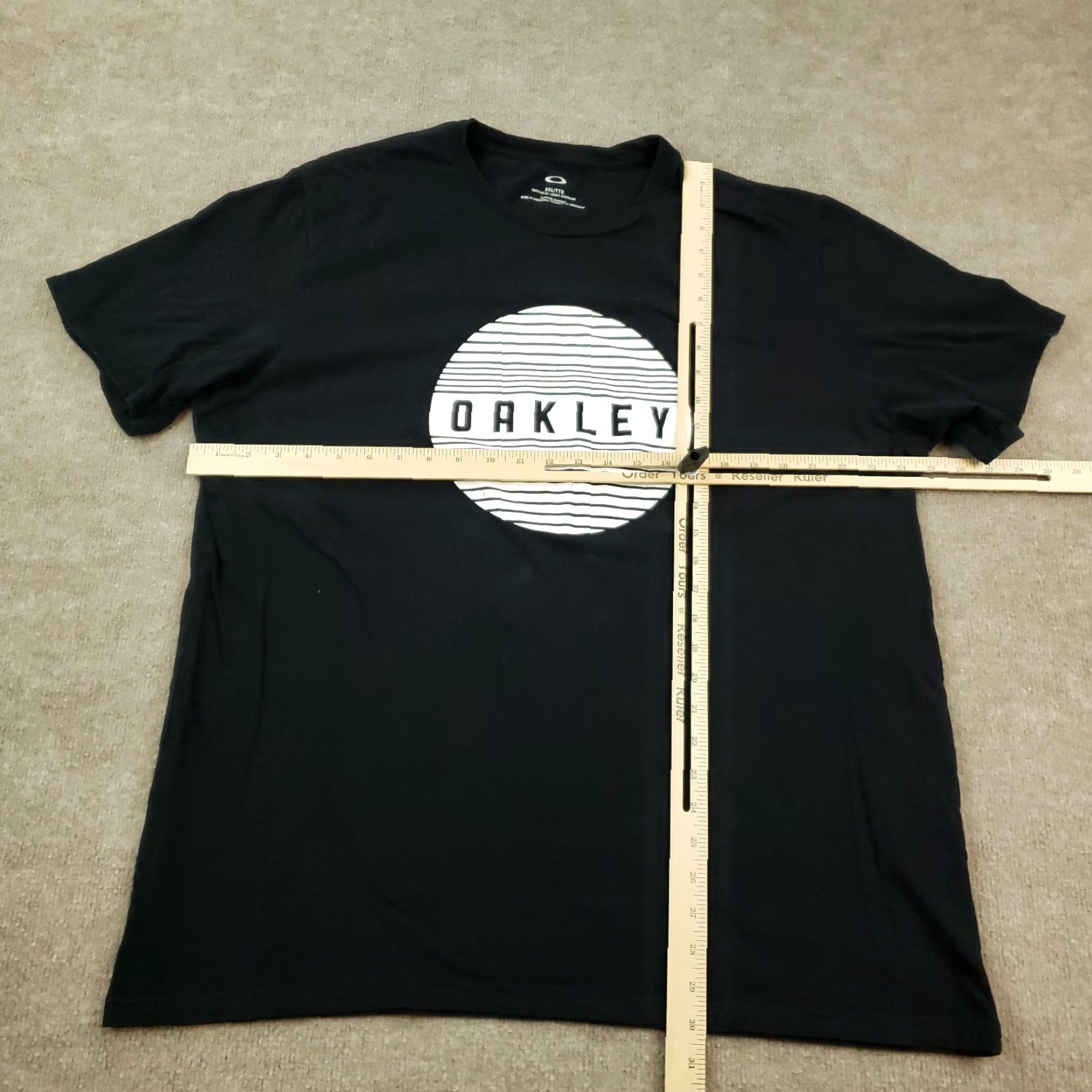 Oakley Oakley Mens Black Short Sleeve Crew Neck T-Shirt 2XL Size US XXL / EU 58 / 5 - 2 Thumbnail