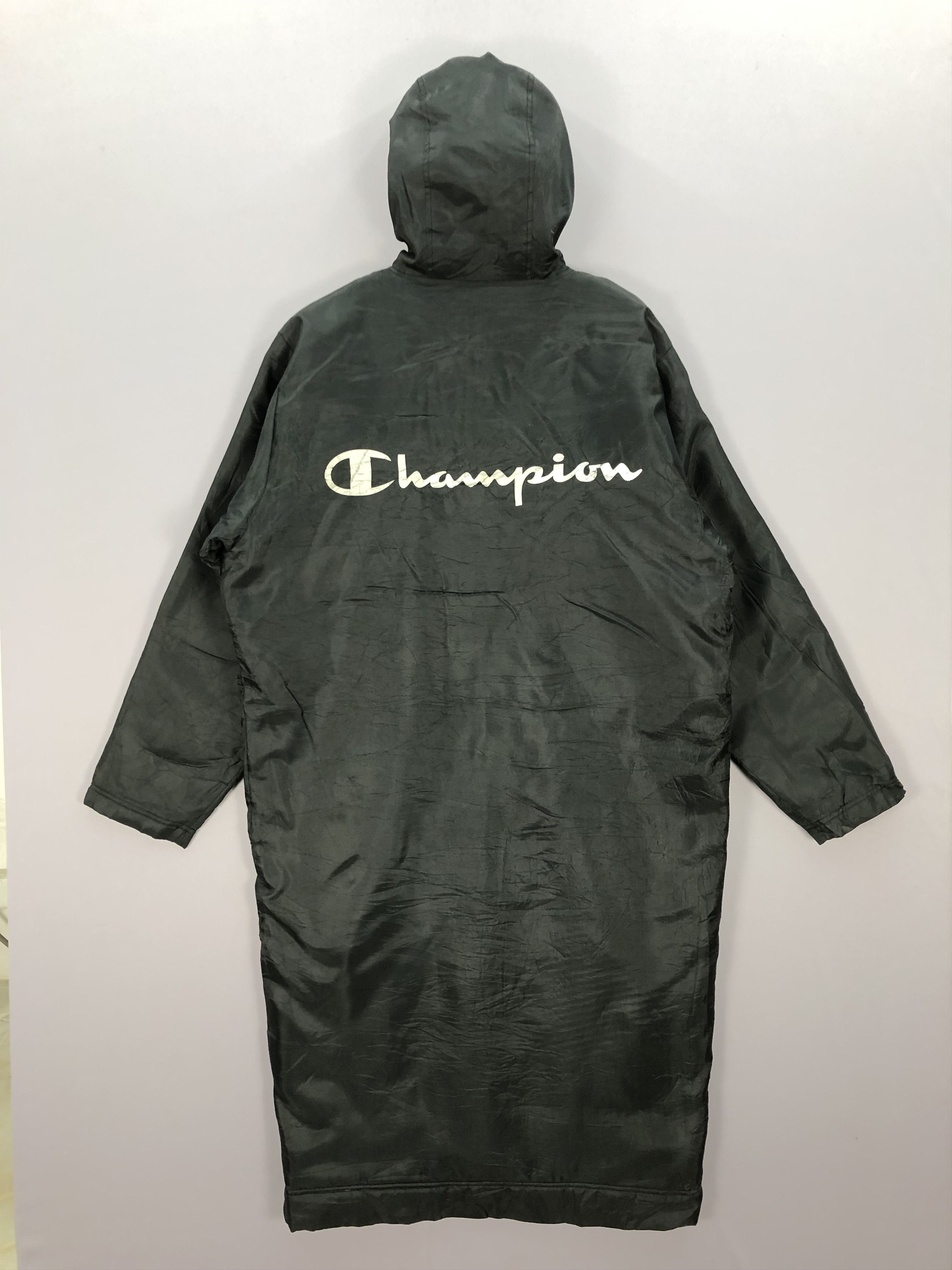 Champion Vintage Champion Windbreaker Fleece Hoodie Coach Jacket Size US L / EU 52-54 / 3 - 1 Thumbnail
