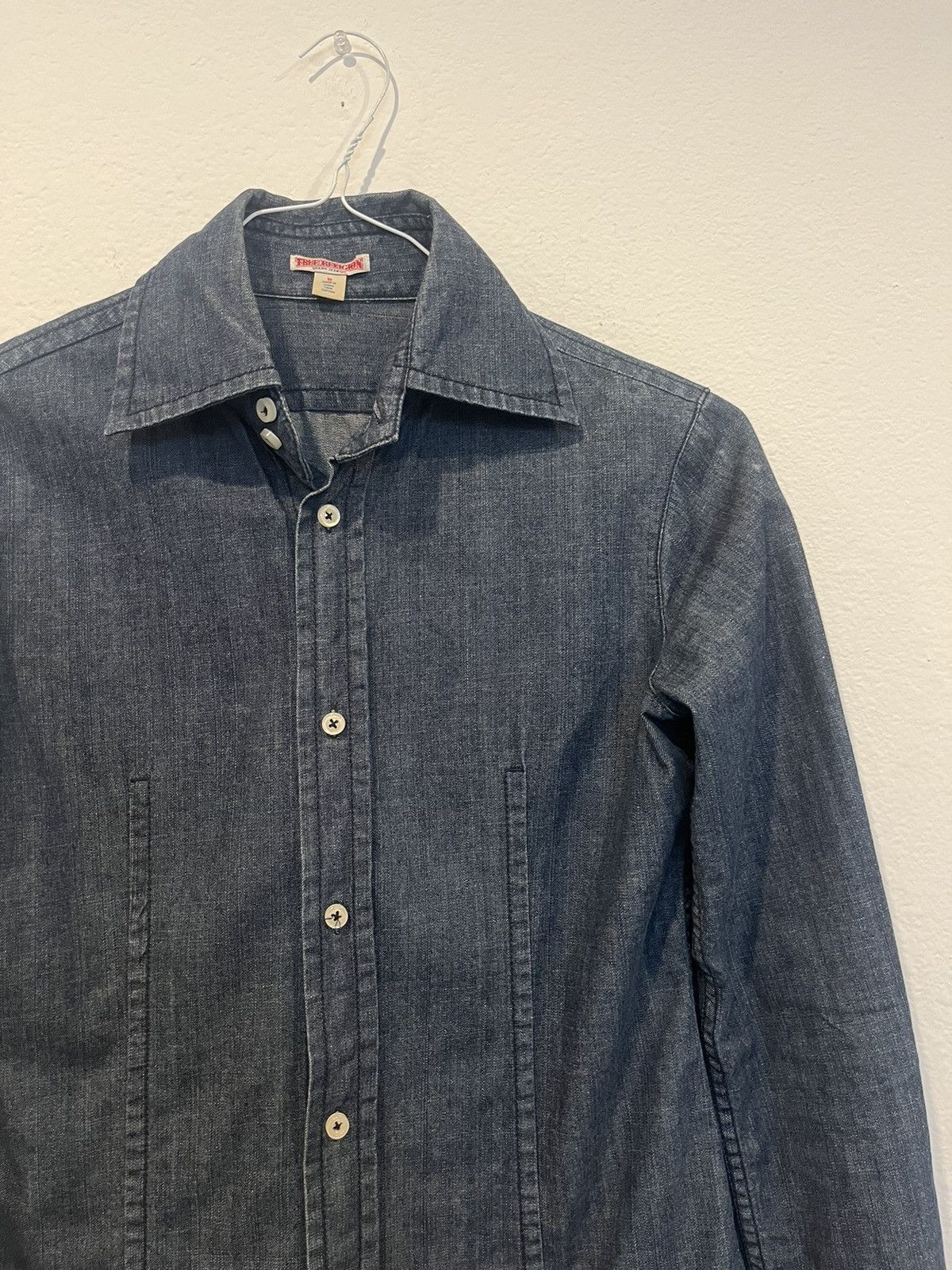 True Religion True Religion Women’s Button Up Denim Shirt Long Sleeve Size M / US 6-8 / IT 42-44 - 3 Thumbnail