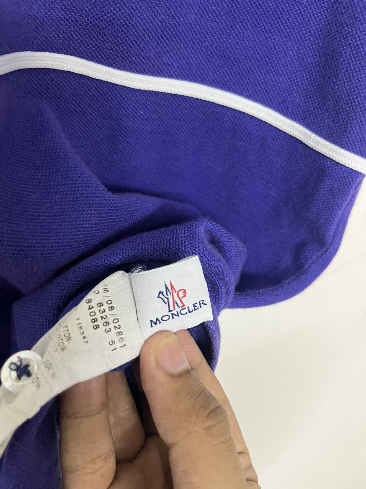 Moncler Moncler Polo Shirt Size US M / EU 48-50 / 2 - 6 Thumbnail