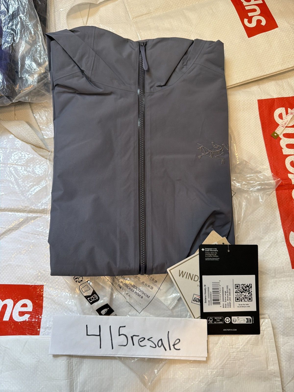 Arc'teryx Arc’teryx Solano Hoody Jacket Color Stratus Size US XL / EU 56 / 4 - 12 Thumbnail