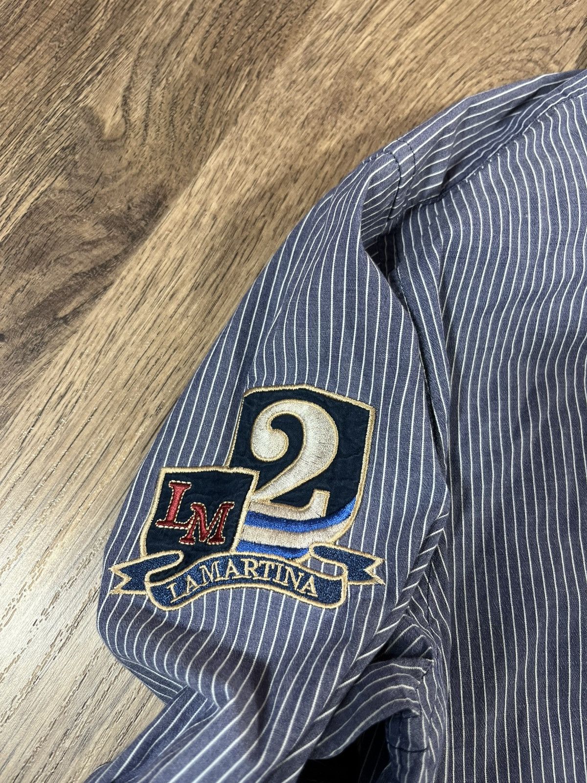 La Martina La Martina Argentina Big Logo Button Up Shirt 👔 Size US XL / EU 56 / 4 - 5 Thumbnail