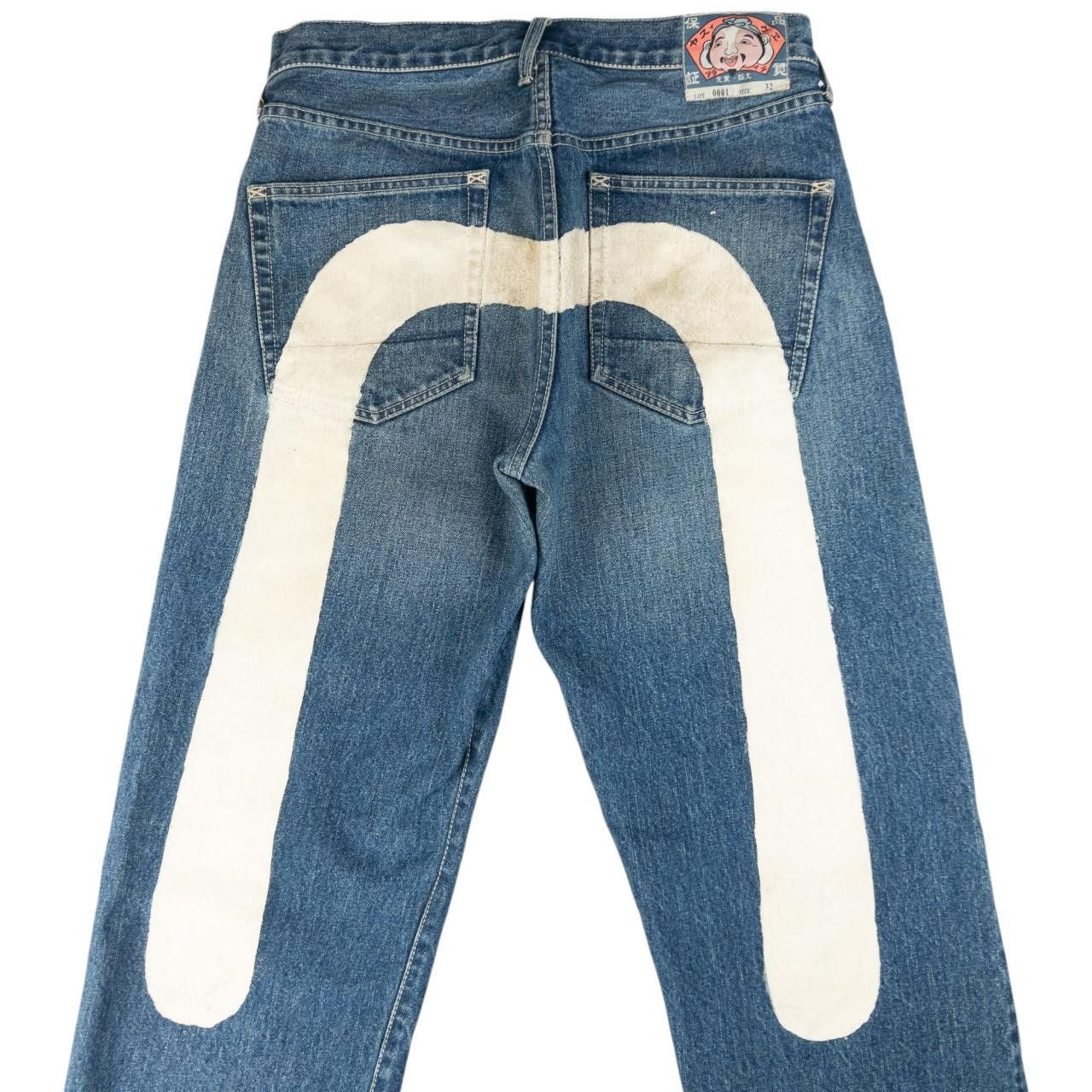 Evisu Evisu Painted Daicock Japanese Denim Jeans Size W32 Size US 32 / EU 48 - 3 Thumbnail