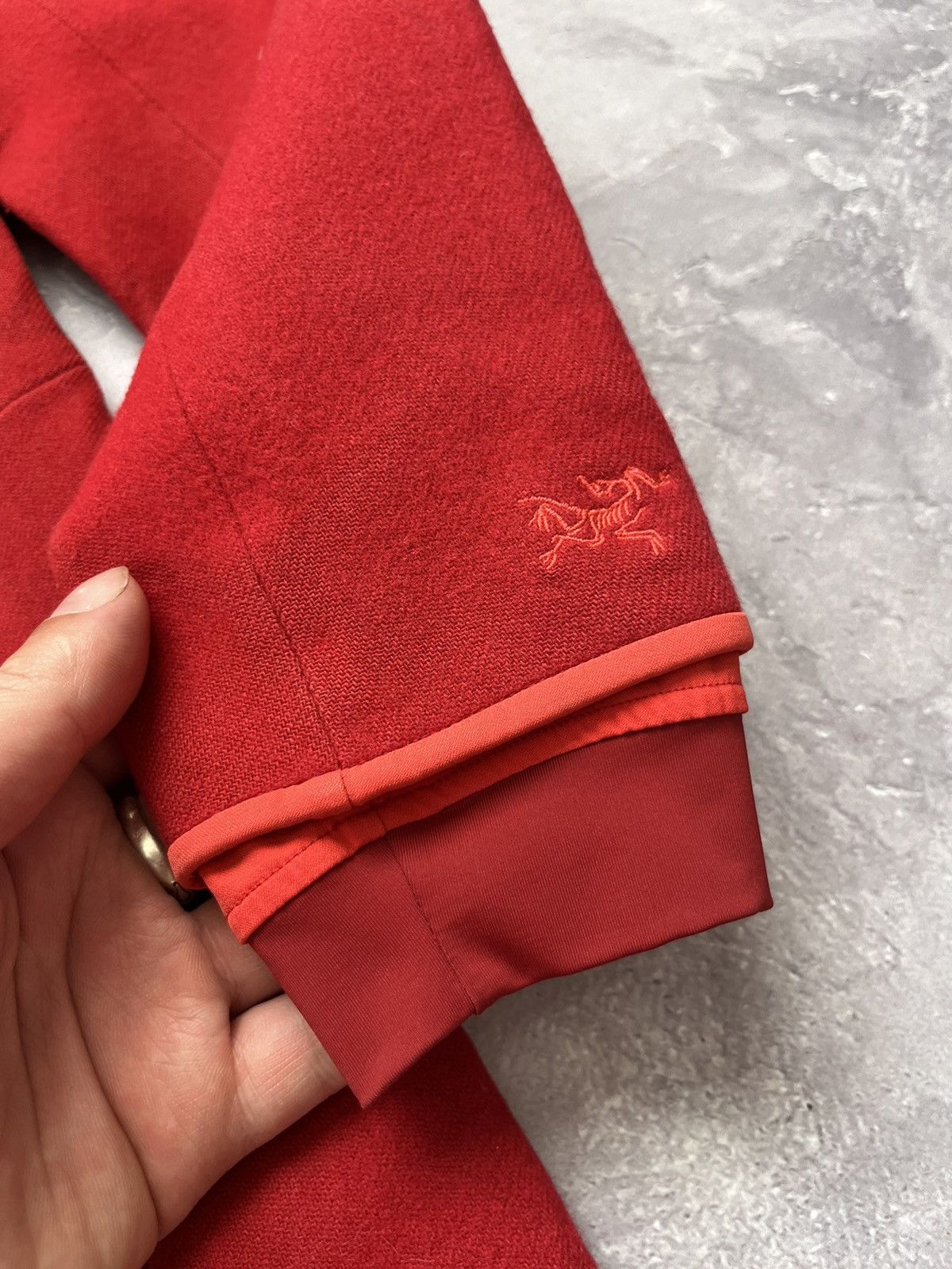 Arc'teryx Women’s Arc’teryx Hooded Long Jacket Red Softshell Size M Size M / US 6-8 / IT 42-44 - 6 Thumbnail