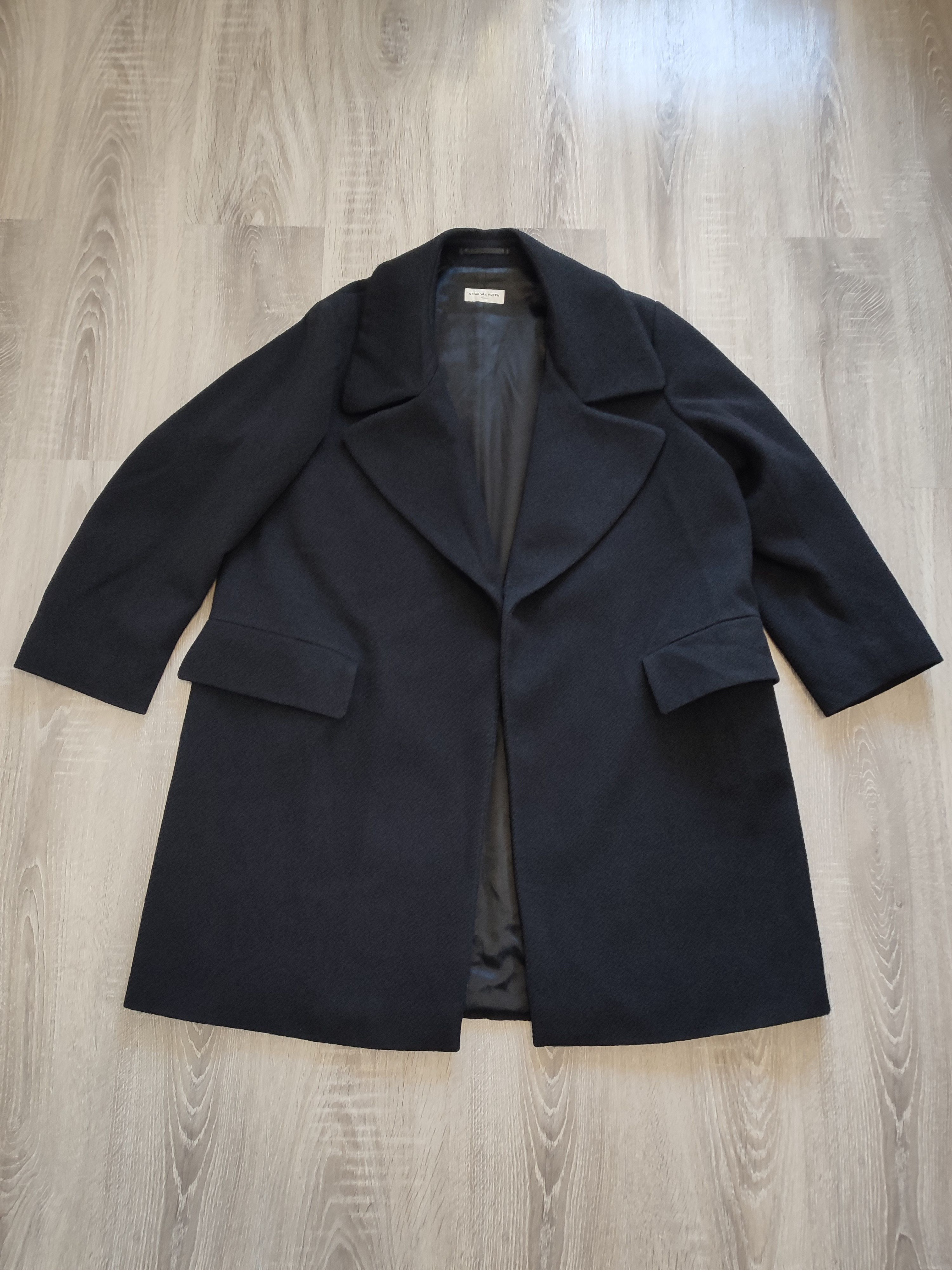 Dries Van Noten Dries Van Noten Black Wool Coat M Size M / US 6-8 / IT 42-44 - 10 Thumbnail