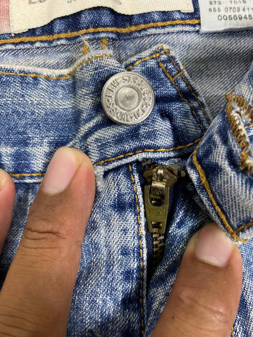 Levi's vintage levis 569 loose straight baggy distrssed denim Size US 38 / EU 54 - 12 Thumbnail