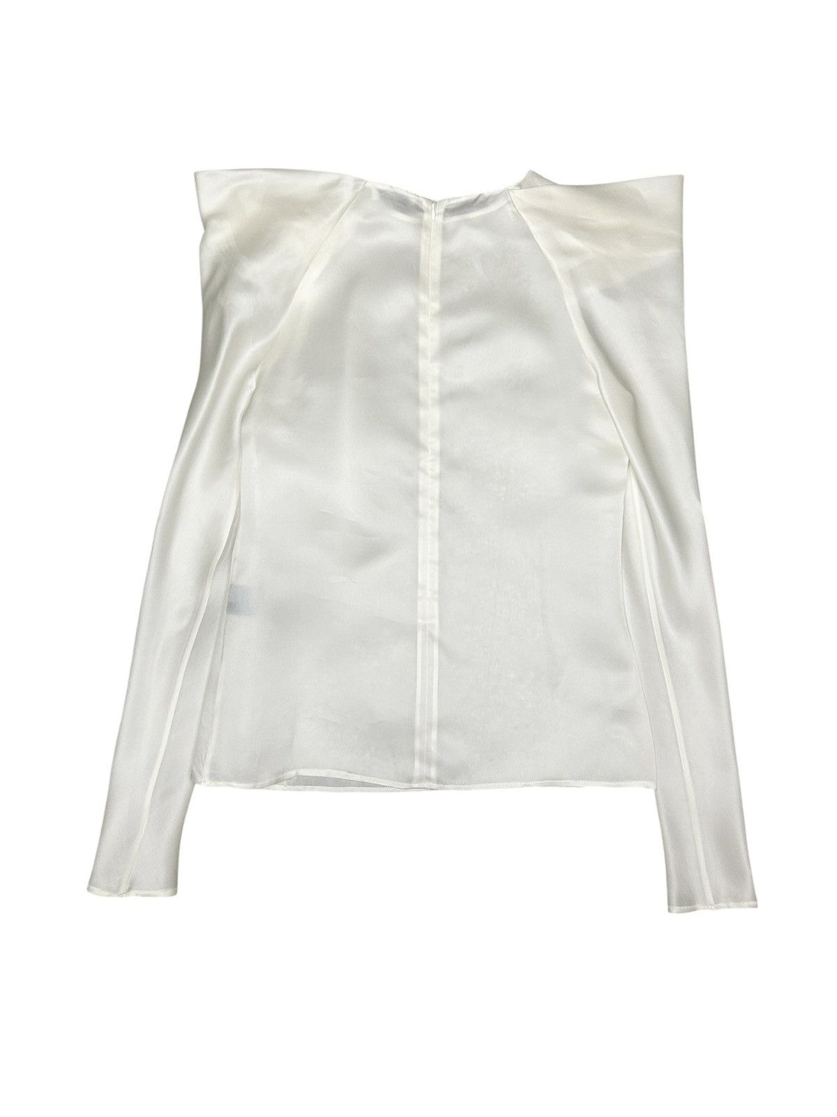 Mugler F/W 17 Structured Silk Top Size S / US 4 / IT 40 - 8 Thumbnail