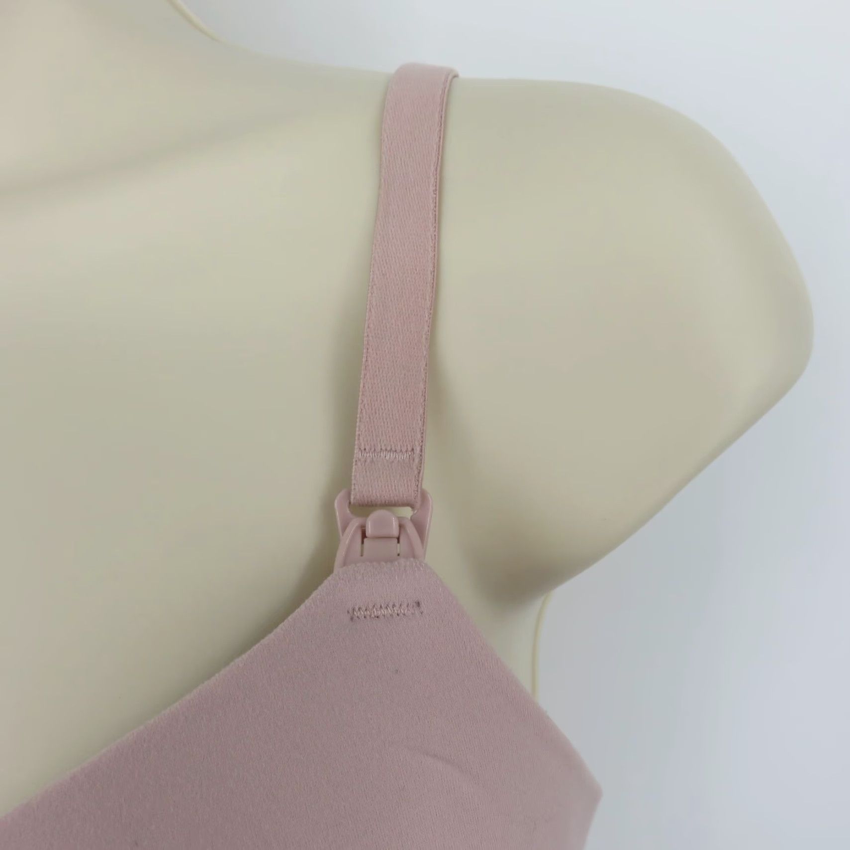 Vintage Soma Enbliss Nursing Wireless Bra 36C Pink Lightly Lined Women Size ONE SIZE - 6 Thumbnail