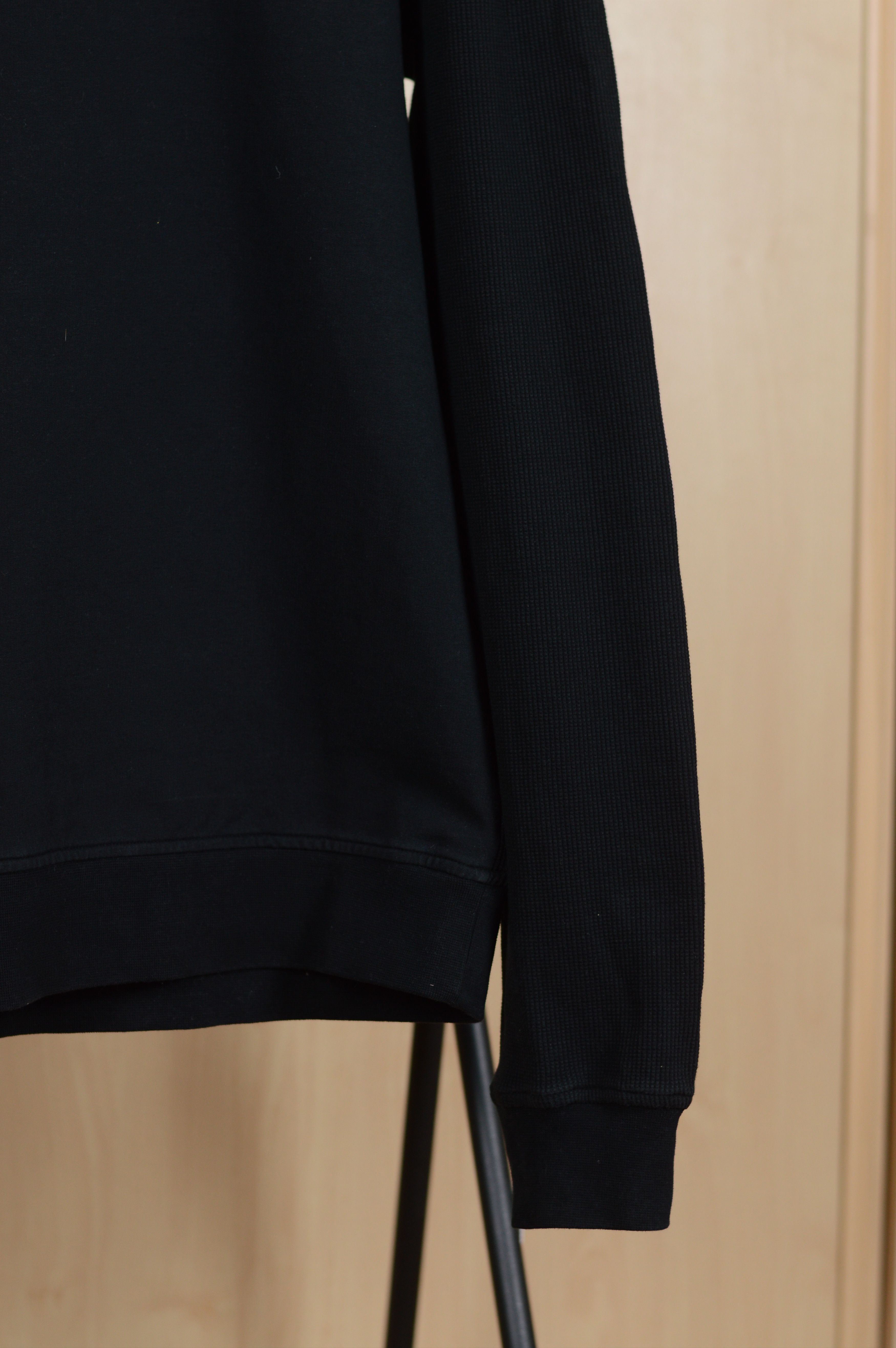 Thom Krom Thom Krom Asymmetric Stitches Black Sweatshirt Size US M / EU 48-50 / 2 - 3 Thumbnail