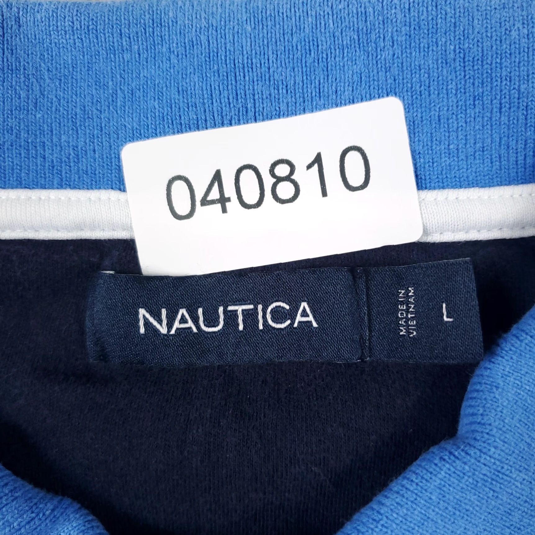 Nautica Nautica Polo Shirt Mens Large Blue Golf Casual Short Sleeve Adult Size US L / EU 52-54 / 3 - 7 Thumbnail