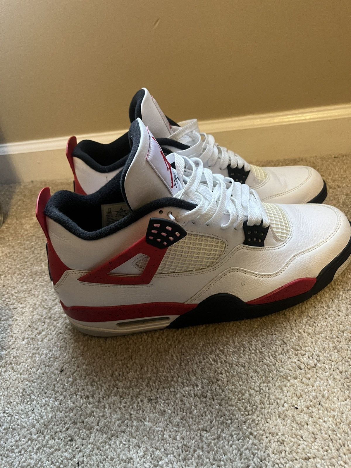 Jordan Brand Jordan 4 Retro ‘Red Cement’ Size US 12 / EU 45 - 1 Thumbnail