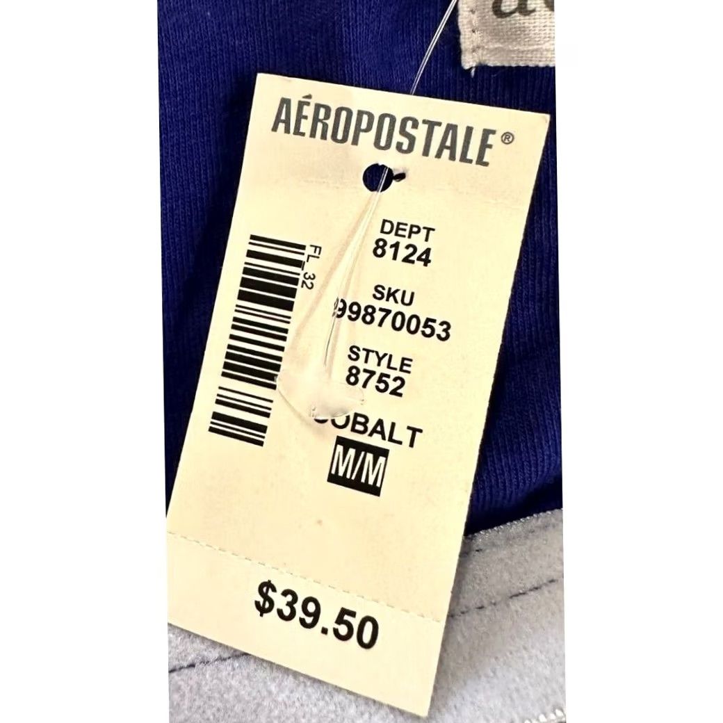 Aeropostale VINTAGE Aeropostale Strappy Mini Dress Womens MEDIUM Blue Gray Elastic Waist Ladies NEW Size M / US 6-8 / IT 42-44 - 4 Thumbnail