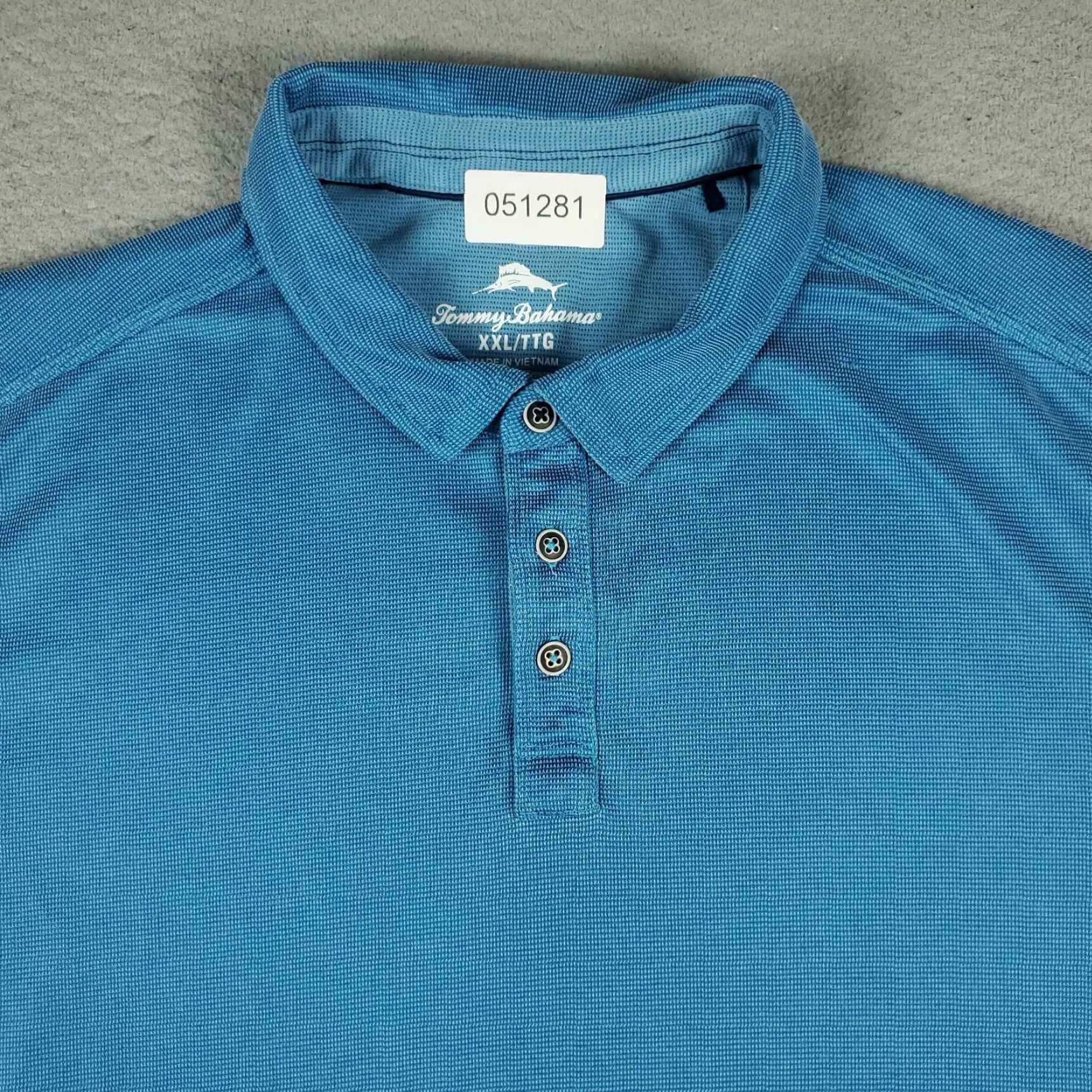 Tommy Bahama VINTAGE Tommy Bahama Polo Shirt Mens 2XL Blue Marlin Polo Short Sleeve Casual Baseball Golf Lacrosse Rugby Modern Classic Mens Size US XXL / EU 58 / 5 - 2 Thumbnail