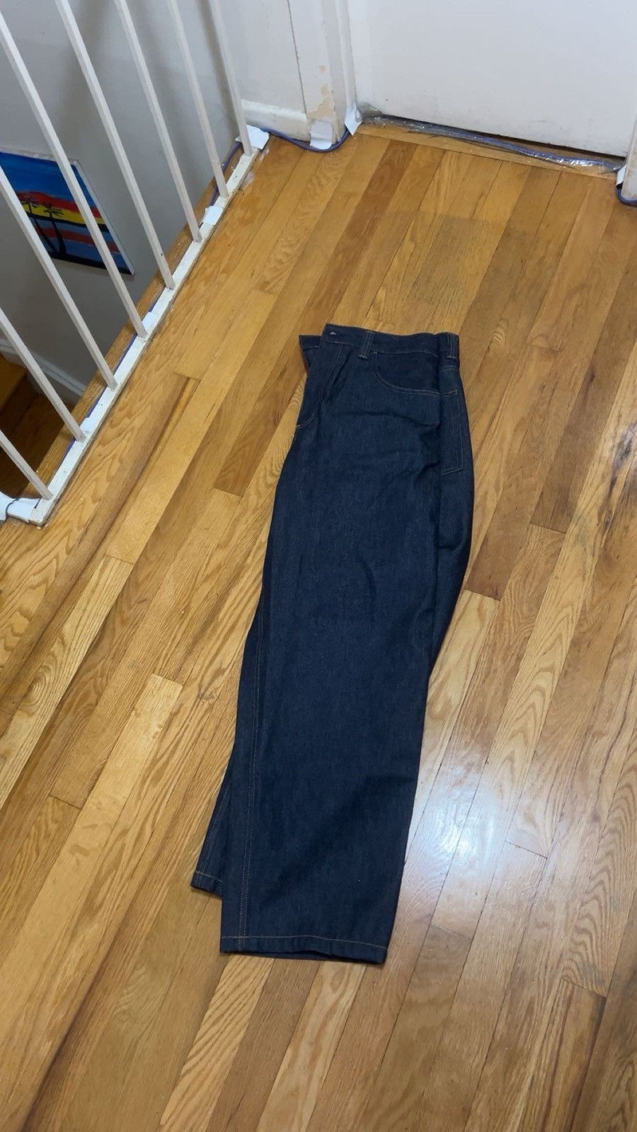 Carhartt Carhartt WIP Brandon Jeans - Rigid Raw Indigo Denim Size US 34 / EU 50 - 5 Thumbnail