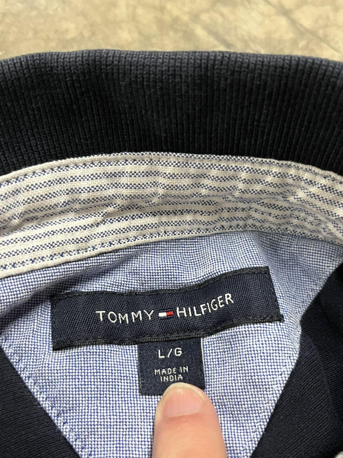Tommy Hilfiger × Vintage Vintage stripped rugby Tommy Hilfiger spell out preppy rare Size US XL / EU 56 / 4 - 10 Thumbnail