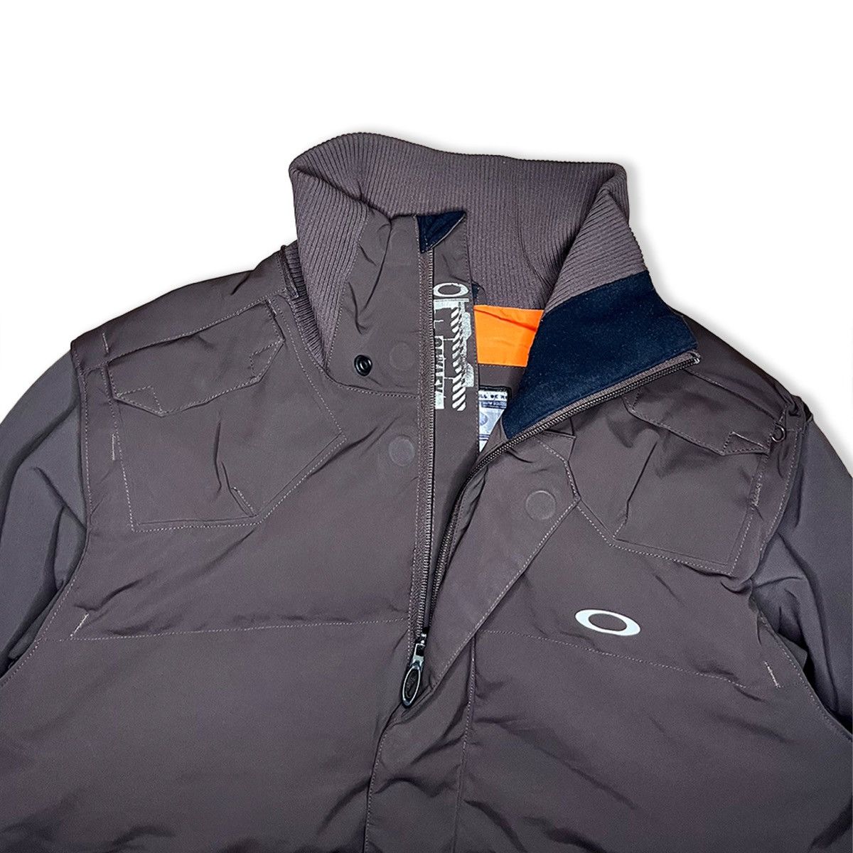 Oakley 2009 Oakley Convertible Technical Puffer Jacket / Gilet Size US L / EU 52-54 / 3 - 5 Thumbnail