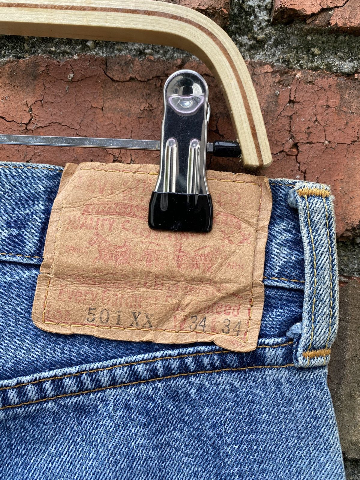 Levi's Vintage Clothing W33x30 Vintage levi's 501xx redline made in USA Size US 33 - 7 Thumbnail