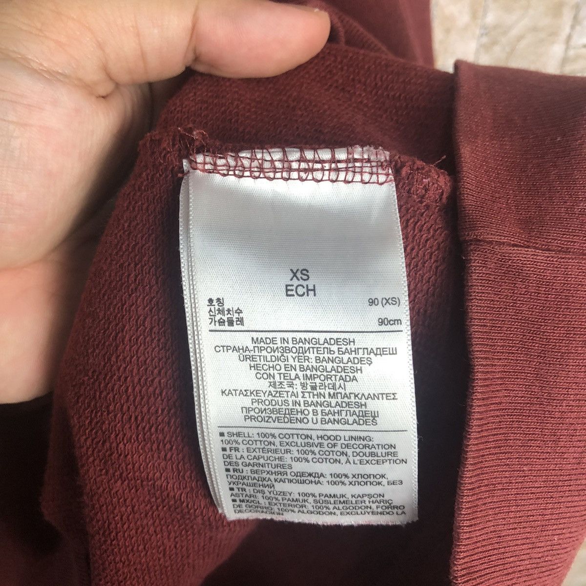 Gap Gap Maroon vintage Hoodie sweatshirt #A27 Size US XS / EU 42 / 0 - 10 Thumbnail