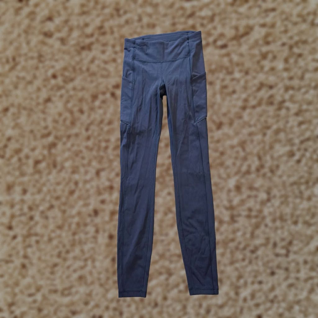 Lululemon Lululemon Speed Up Tight Leggings Womens Size 2 Blue 28 Brushed Luxtreme Nylon Athletic Running & Jogging Pants Size 26" / US 2 / IT 38 - 1 Thumbnail