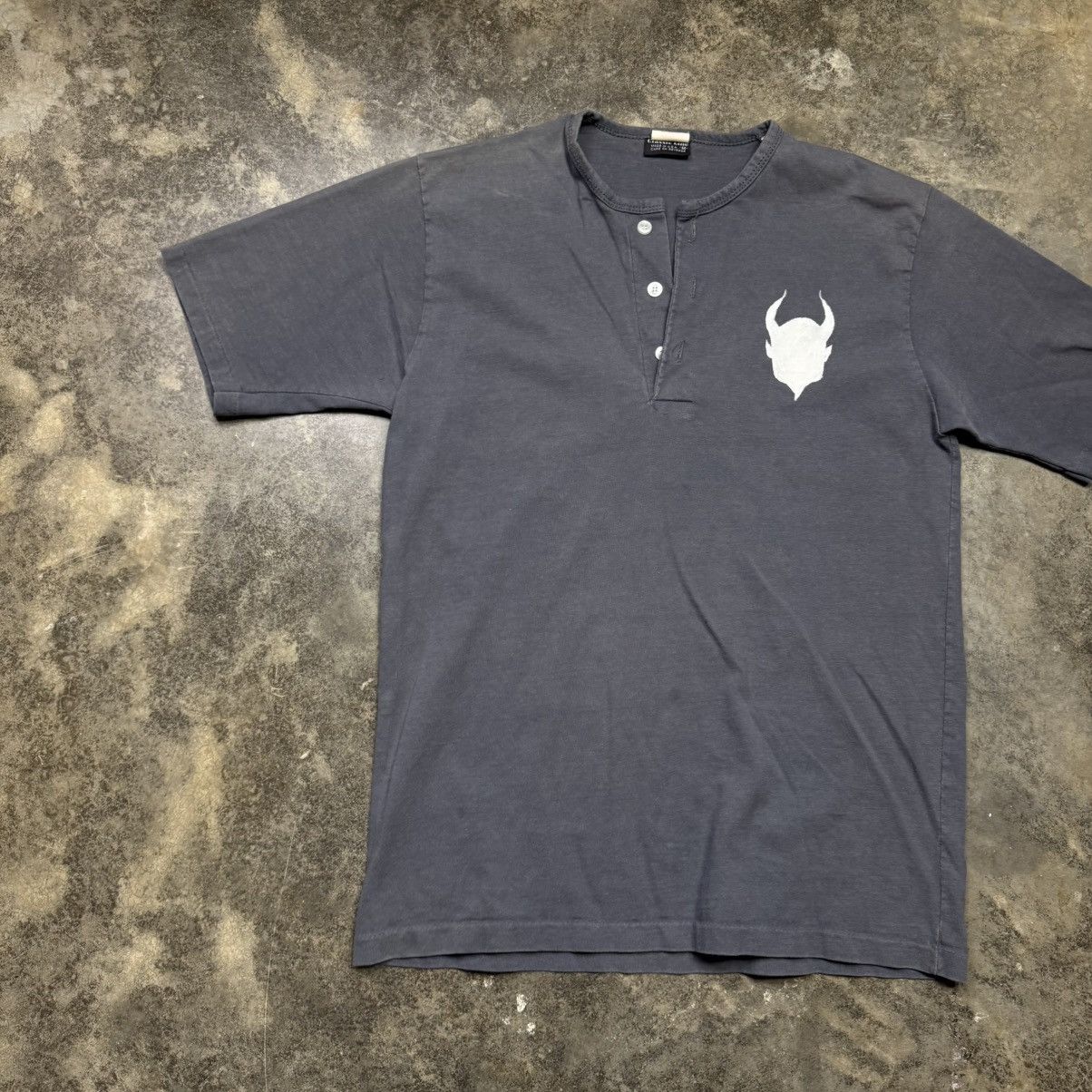 Vintage vintage custom devil henley baggy tshirt Size US M / EU 48-50 / 2 - 1 Thumbnail