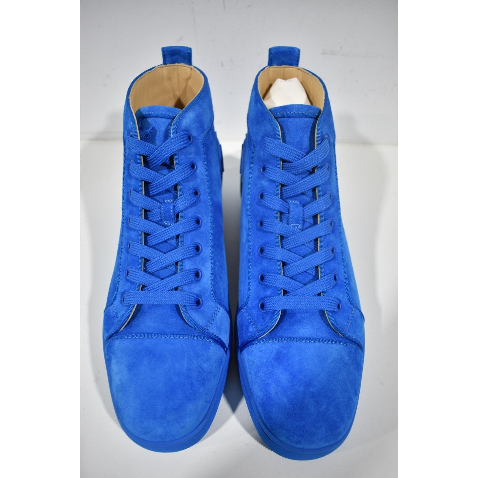 Christian Louboutin Christian Louboutin Louis Orlato Flat Alize Blue Suede High Size US 10 / EU 43 - 4 Thumbnail