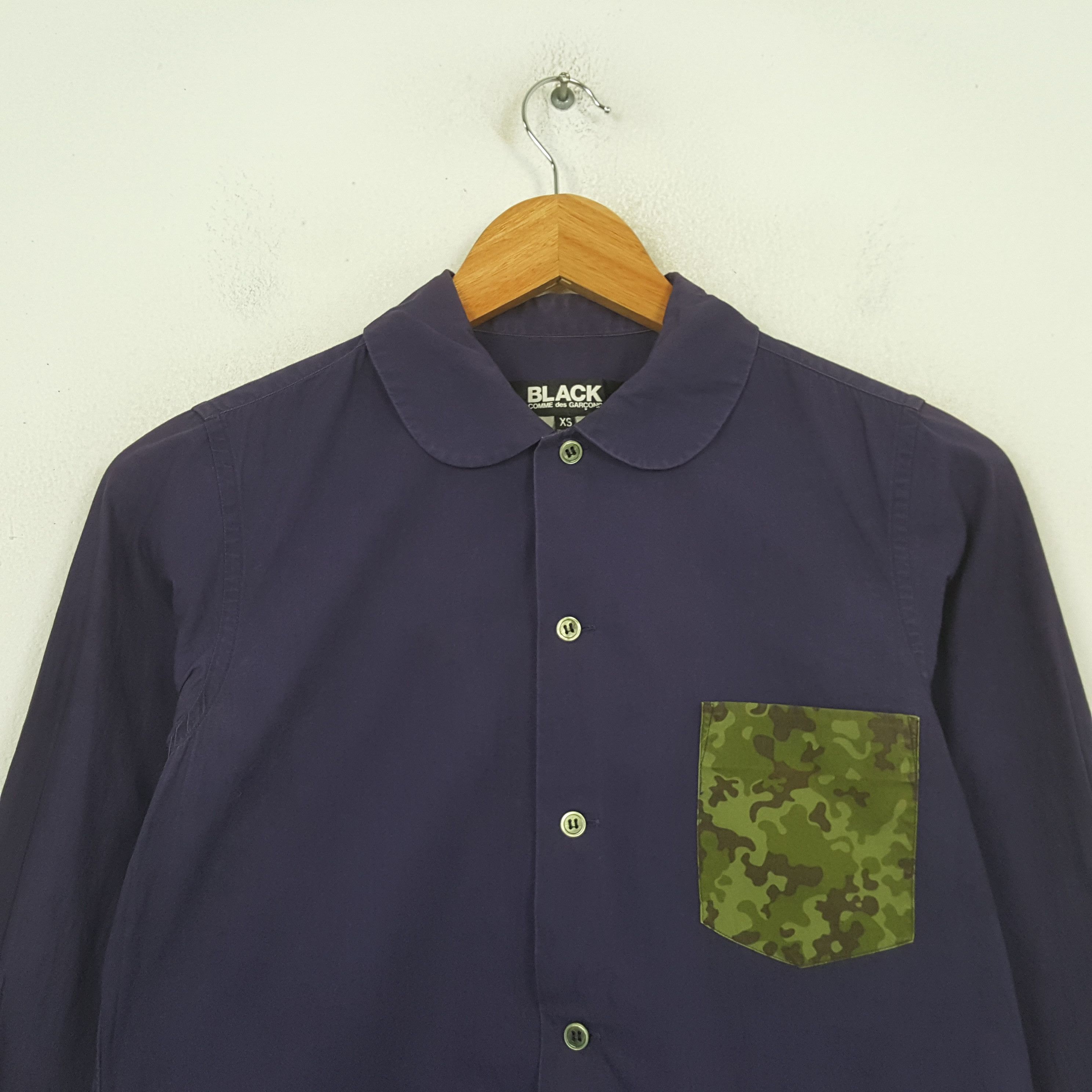 Comme des Garcons Vintage BLACK COMME des GARÇONS Japanese Designer Shirt RR27 Size US XS / EU 42 / 0 - 2 Thumbnail