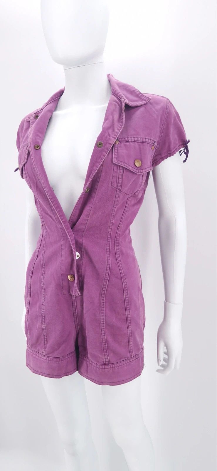 Jean Paul Gaultier 90s JPG Archival Runway Collection Workwear Jumpsuit Size M / US 6-8 / IT 42-44 - 9 Thumbnail