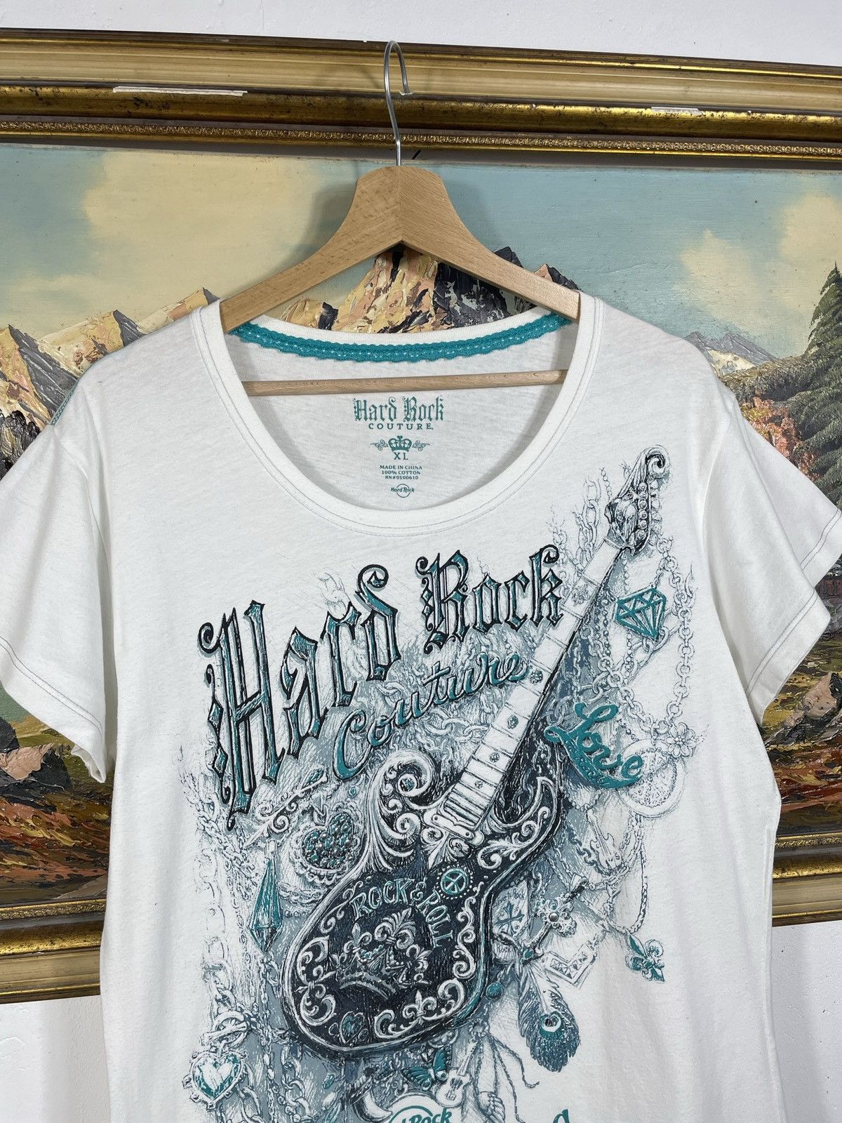 Other Hard Rock Couture Vintage Y2k T-shirt Avant Garde Affliction Size XL / US 12-14 / IT 48-50 - 4 Thumbnail