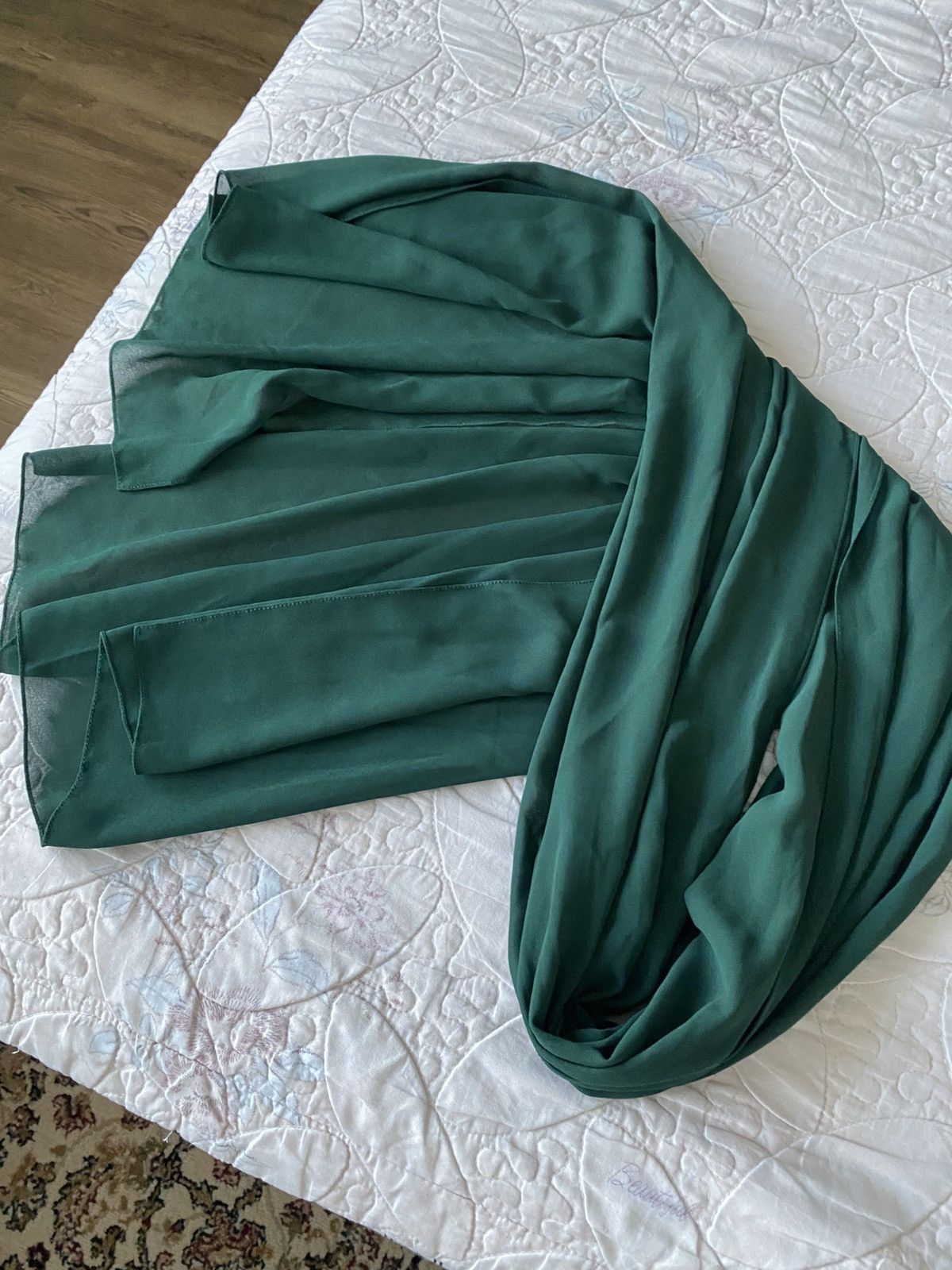 Other VOILE CHIC Chiffon Forest Green Hijab Scarf For Women Size ONE SIZE - 4 Thumbnail