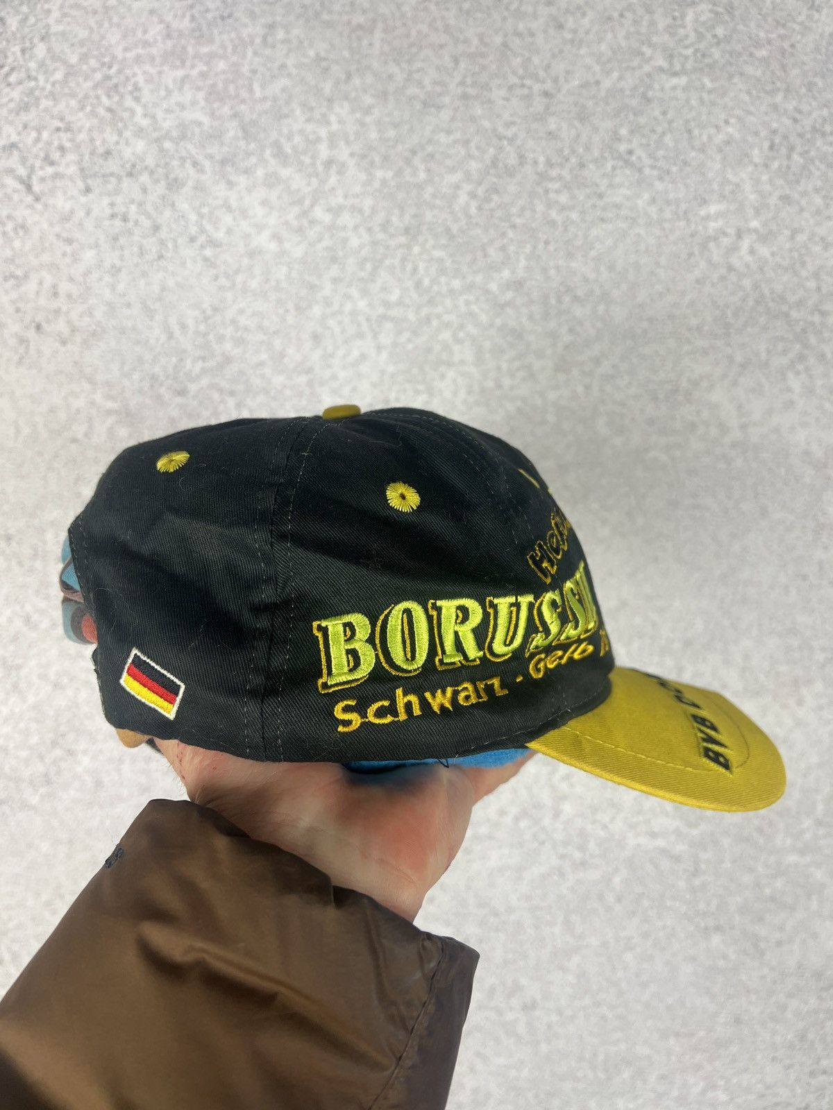 Vintage Vintage 90s Borussia Dortmund BVB 09 Soccer Football Cap Hat Size ONE SIZE - 5 Thumbnail