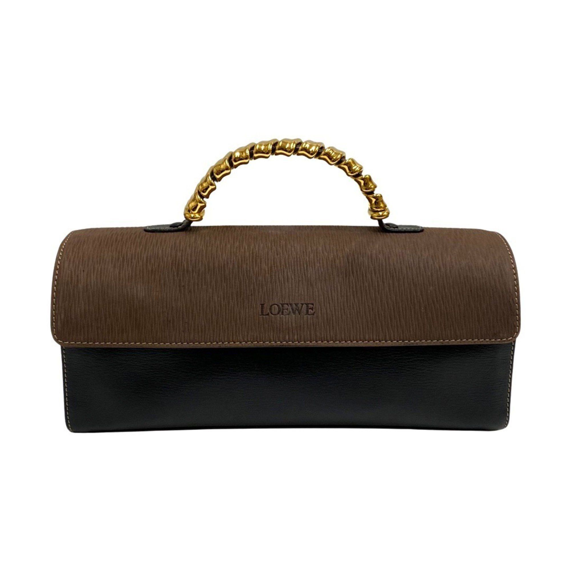 image of Loewe Velazquez Handbag in Brown, Women's