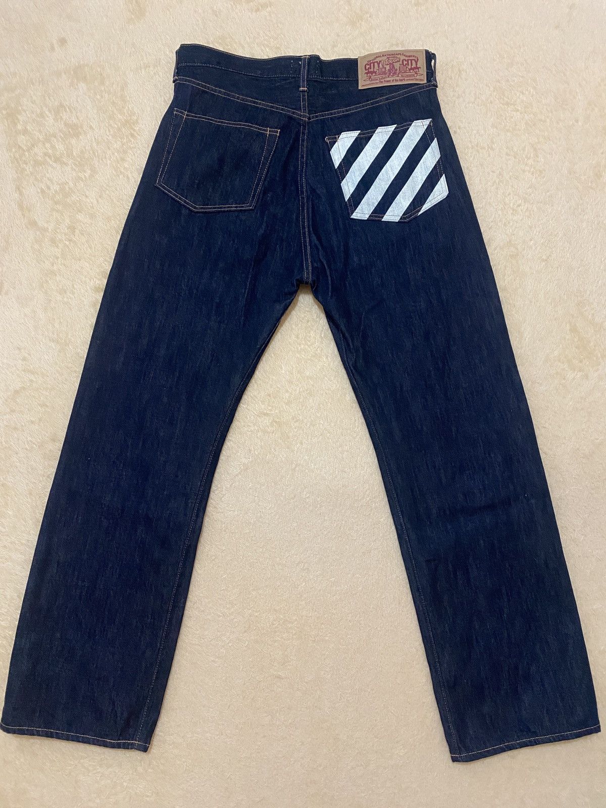 Bape Baby Milo Face Denim Size US 32 / EU 48 - 3 Thumbnail
