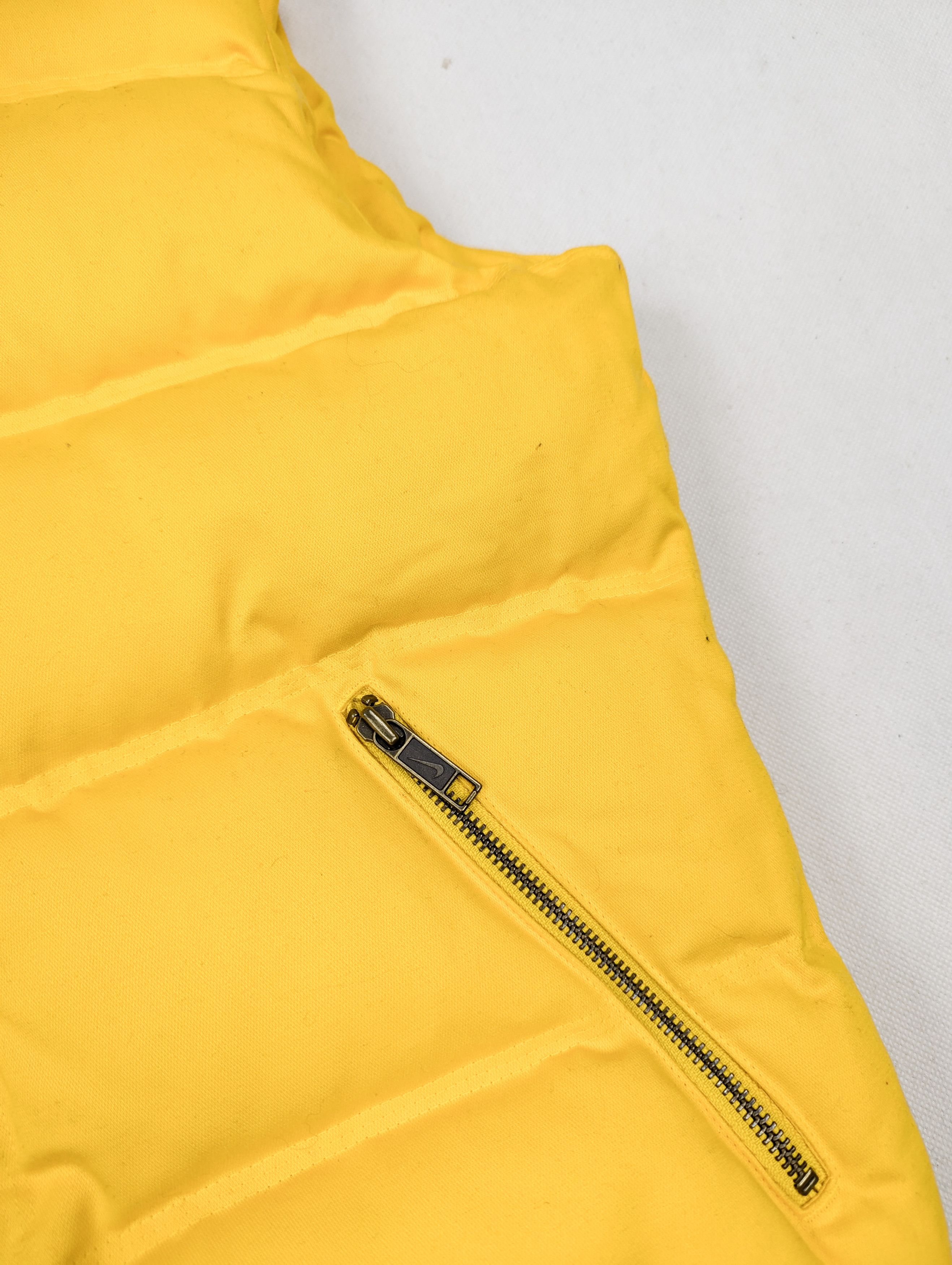Nike Nike puffer down yellow vintage vest L Size L / US 10 / IT 46 - 4 Thumbnail